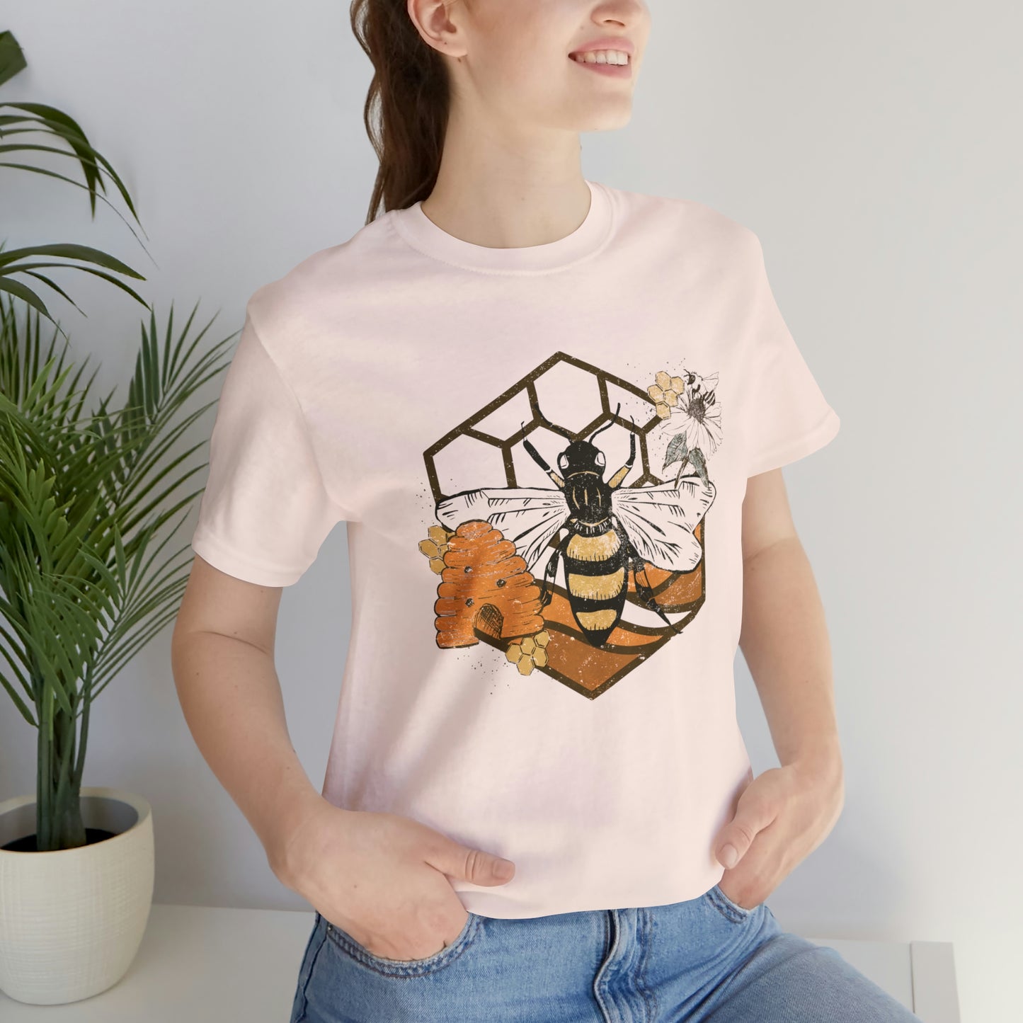 "Honey Bee" Bella Canvas Short Sleeve Tee