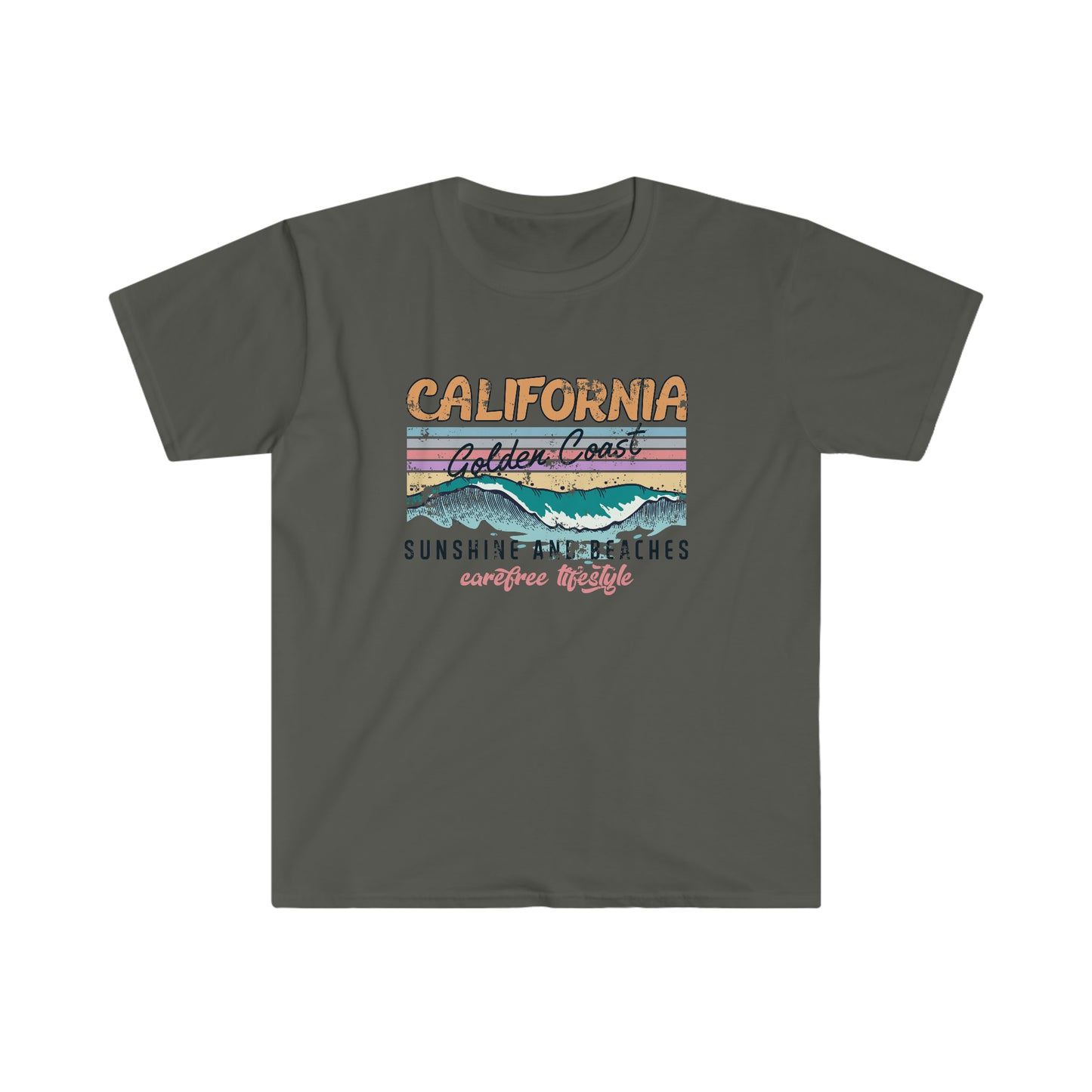 "The Gold Coast" Unisex Softstyle T-Shirt (Gildan Soft Style)