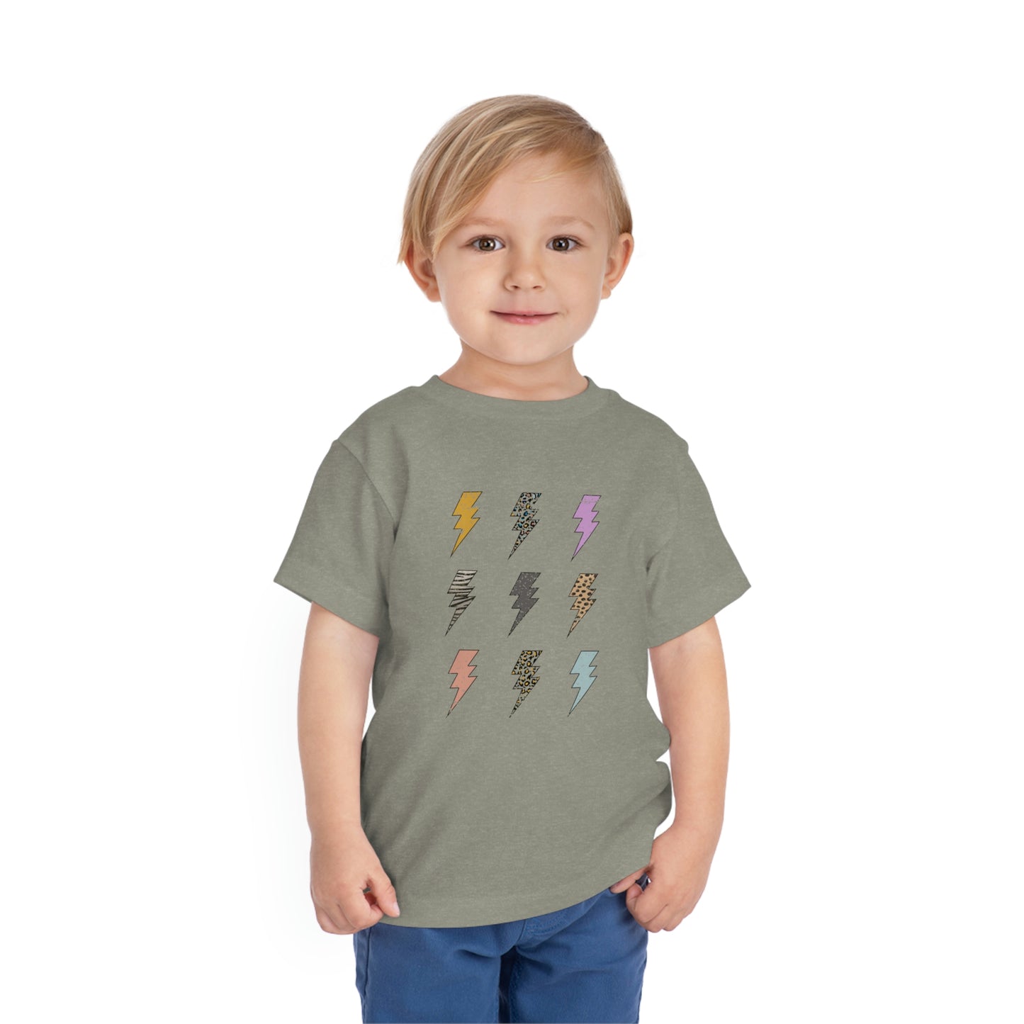 "Lightning Bolt" Toddler Short Sleeve Tee (2T-5T)