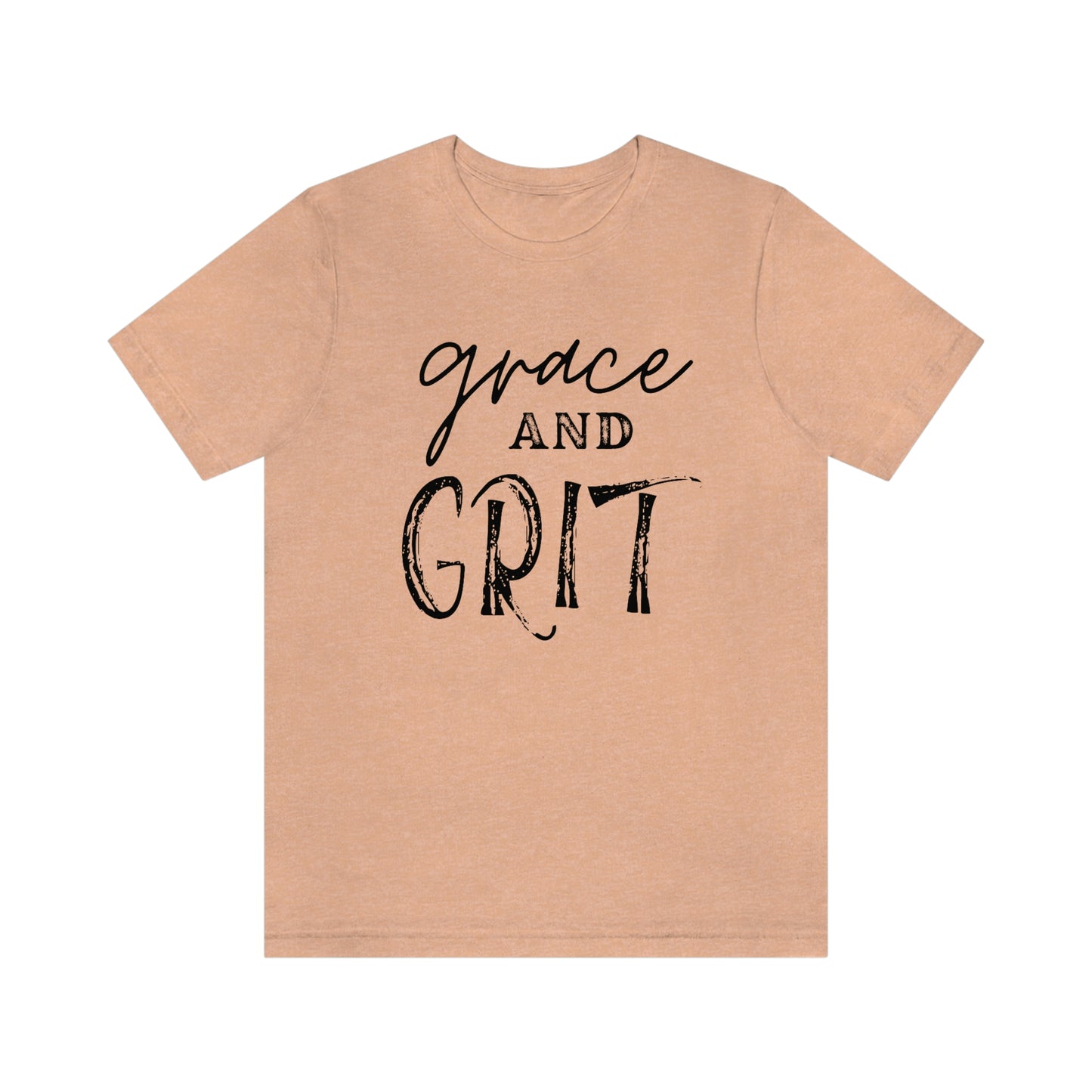 "Grace and Grit" Unisex Jersey Short Tee