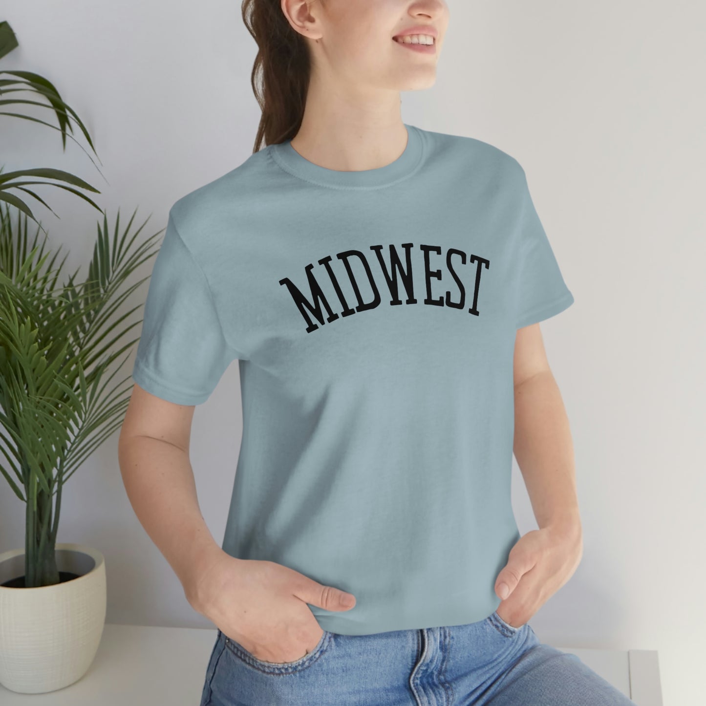 "Midwest" Unisex Jersey Short Sleeve Tee