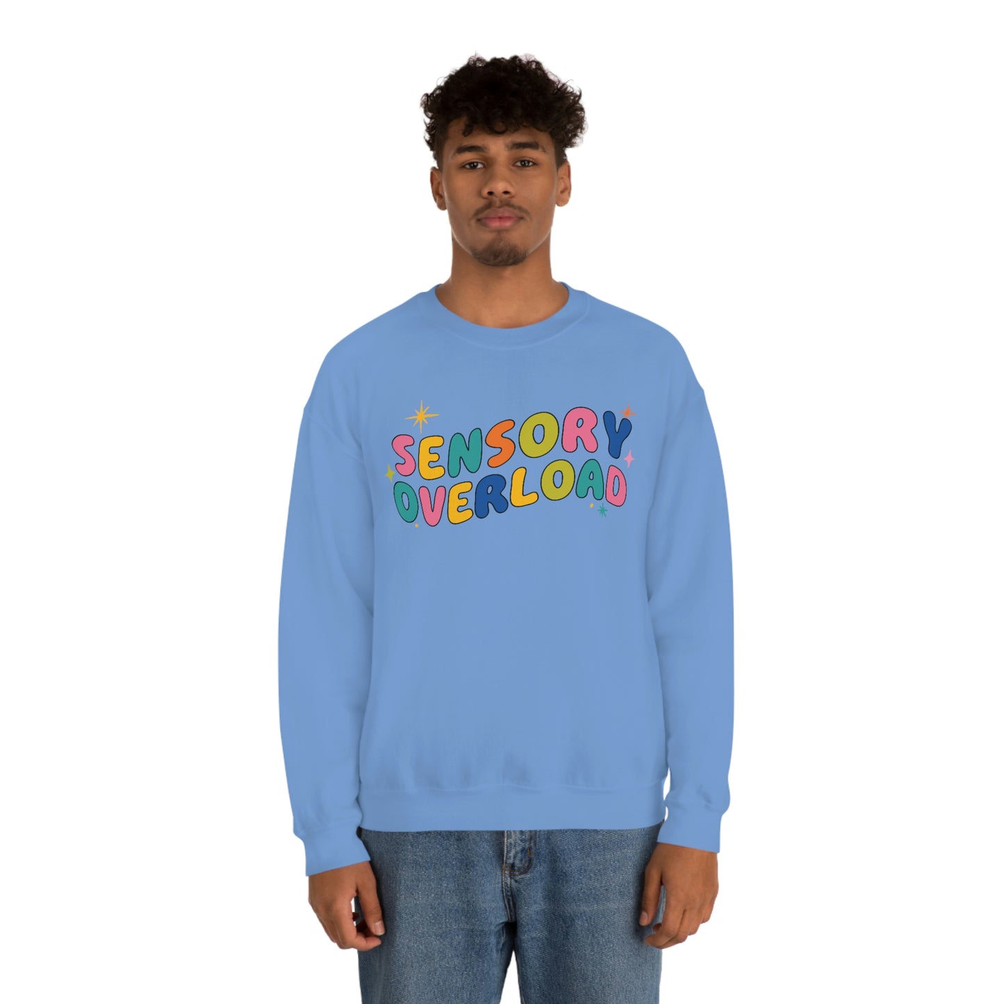 "Sensory Overload" Unisex Heavy Blend™ Crewneck Sweatshirt