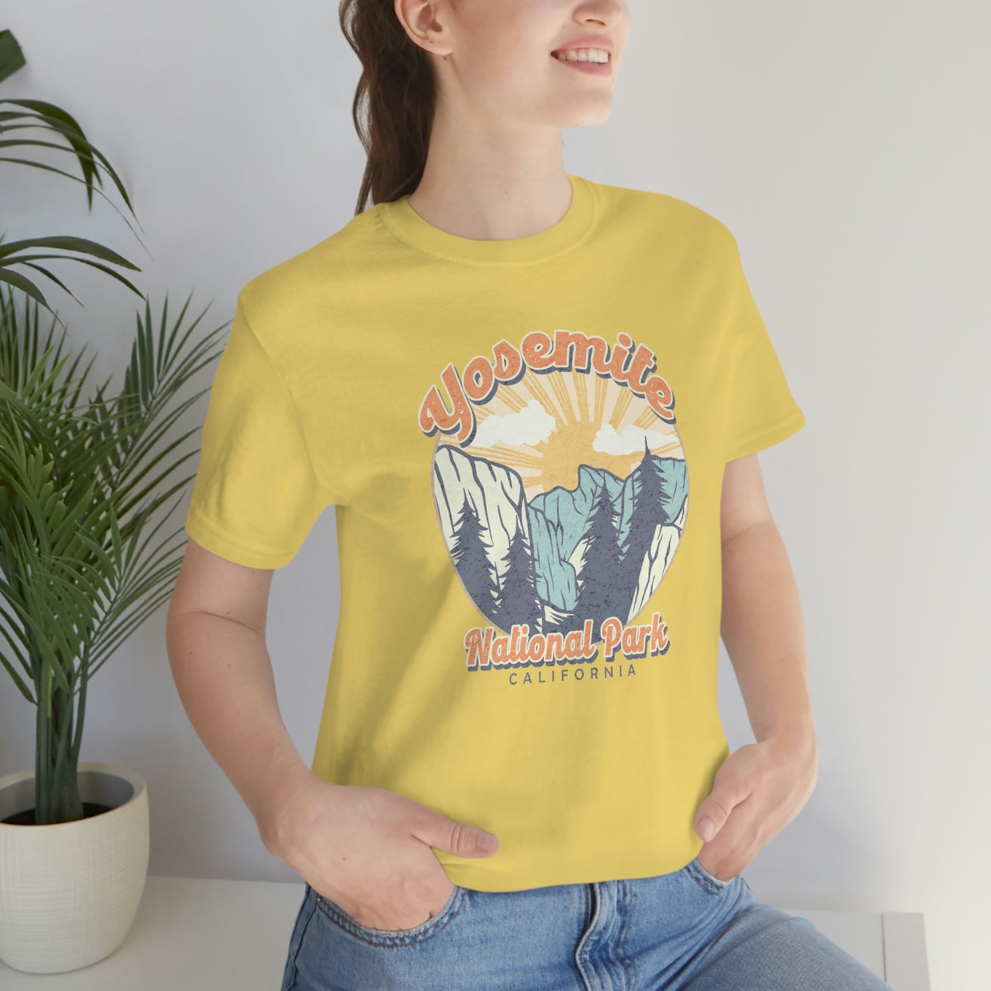 "Yosemite National Park" Bella Canvas Short Sleeve Tee