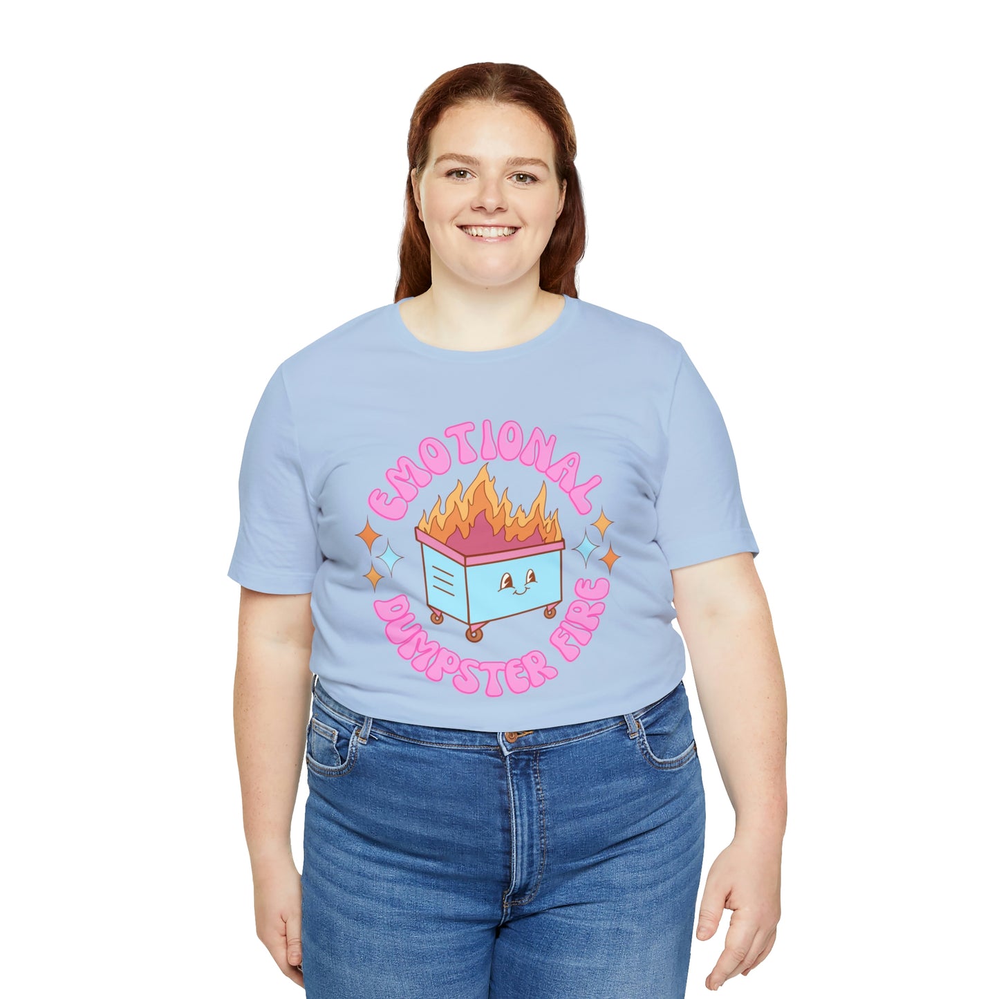 "Emotional Dumpster Fire" Bella Canvas Short Sleeve Tee