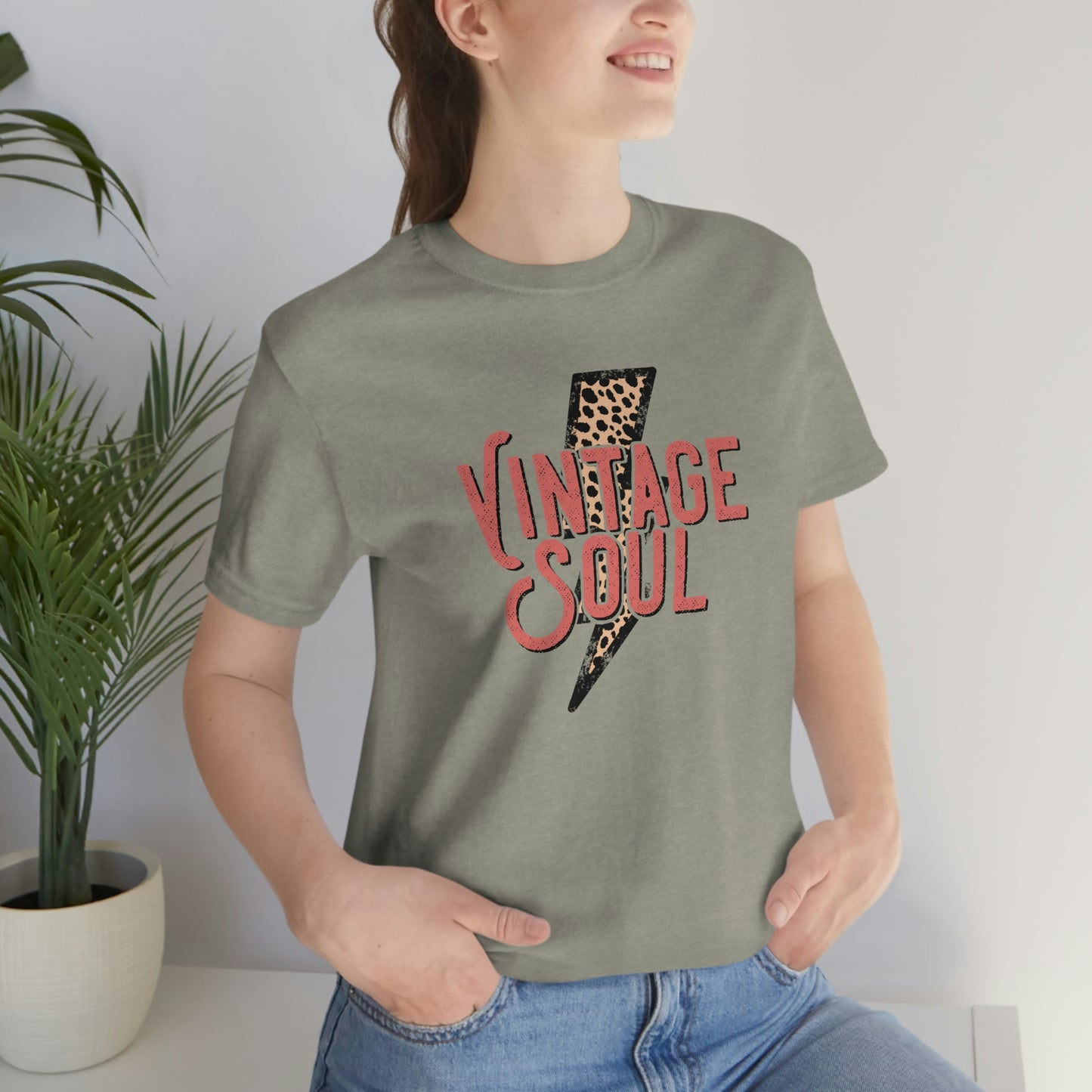 "Vintage Soul" Unisex Jersey Short Sleeve Tee