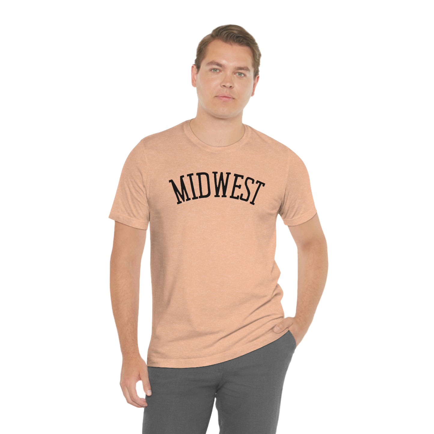 "Midwest" Unisex Jersey Short Sleeve Tee