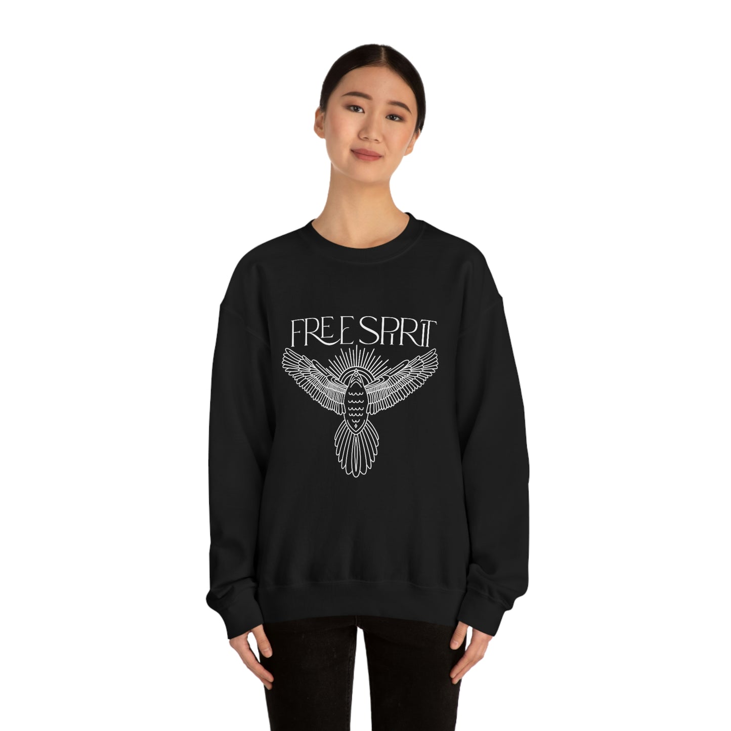 "Free Spirit" Unisex Crewneck Sweatshirt