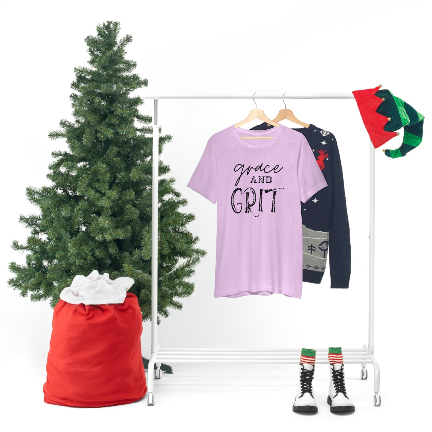 "Grace and Grit" Unisex Jersey Short Tee