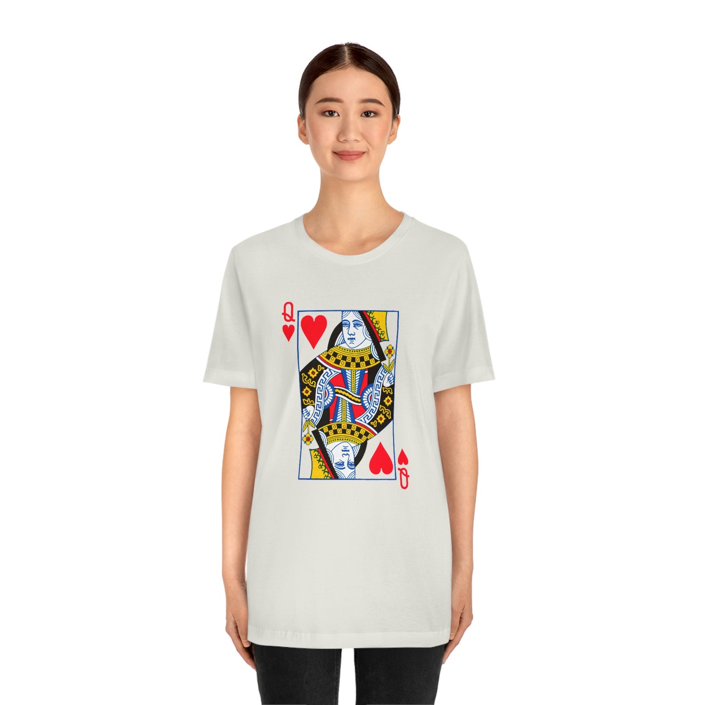 "Queen of Hearts" Unisex Jersey Short Sleeve Tee