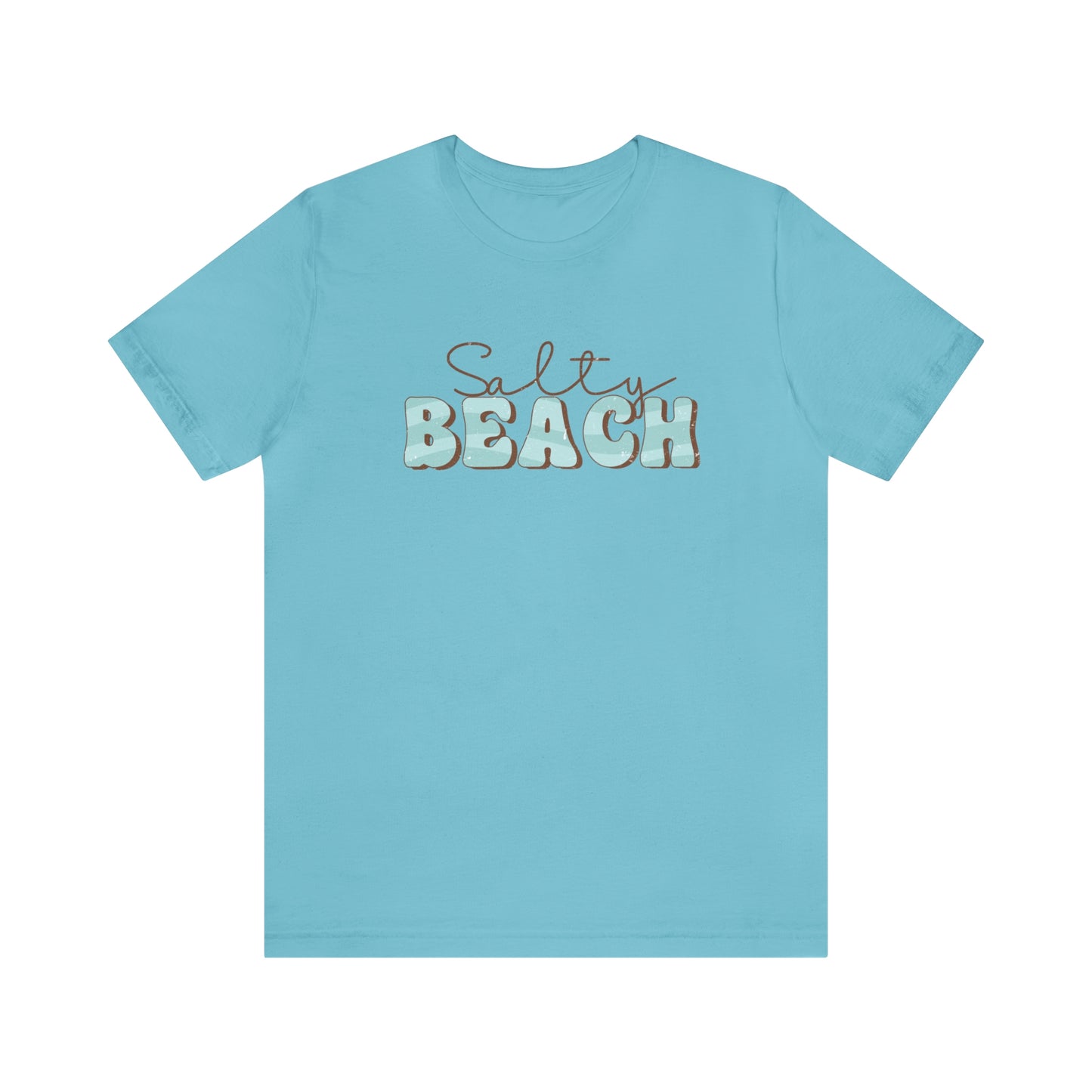 "Salty Beach" Bella Canvas Short Sleeve Tee
