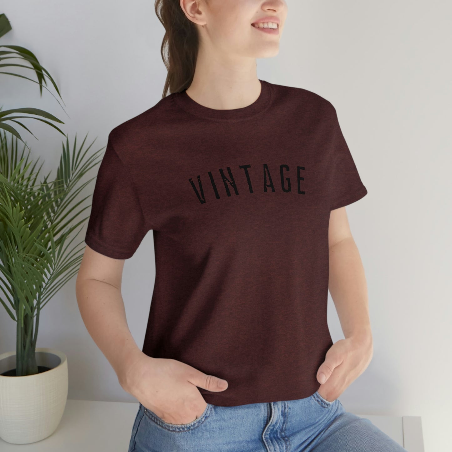 "Vintage" Bella Canvas Unisex Jersey Short Sleeve Tee