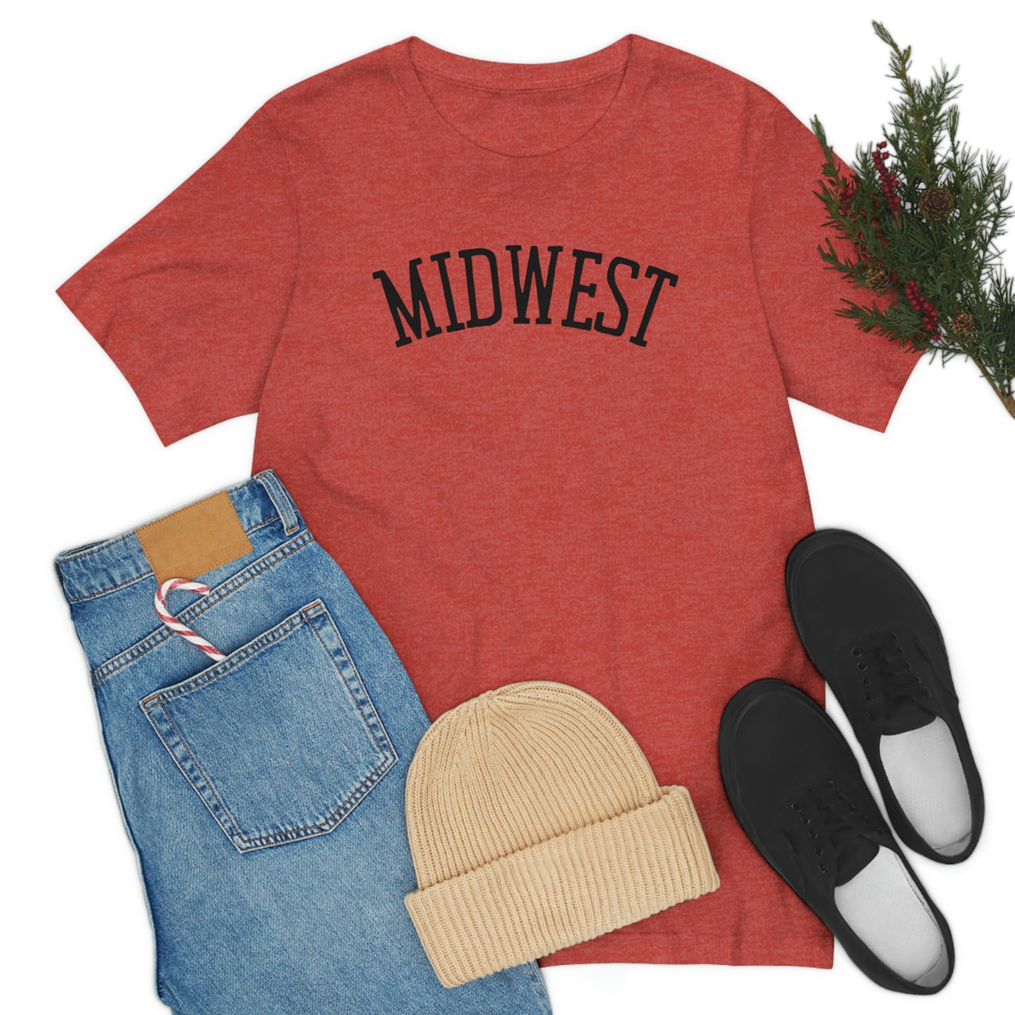 "Midwest" Unisex Jersey Short Sleeve Tee