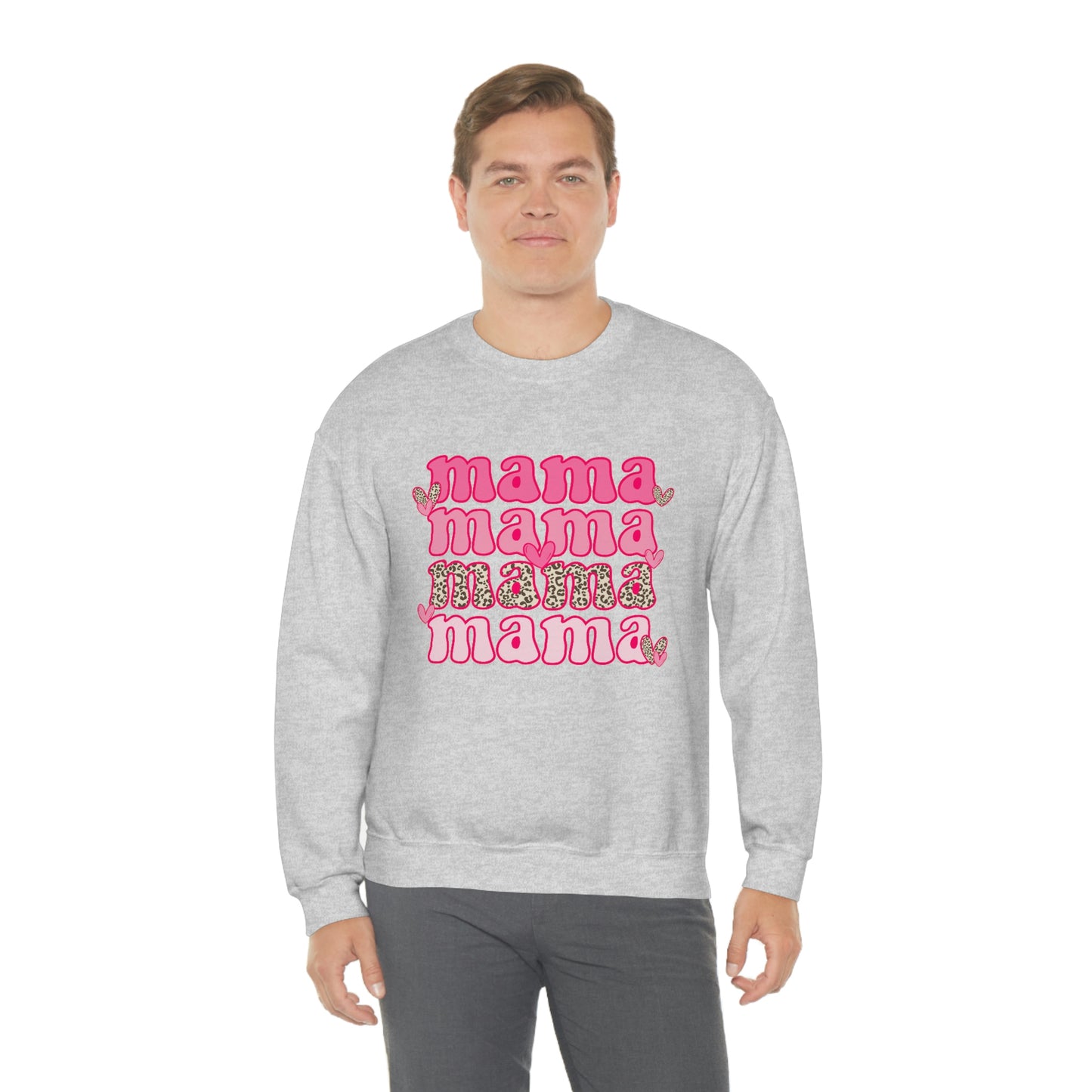 "Mama" Unisex Heavy Blend™ Crewneck Sweatshirt