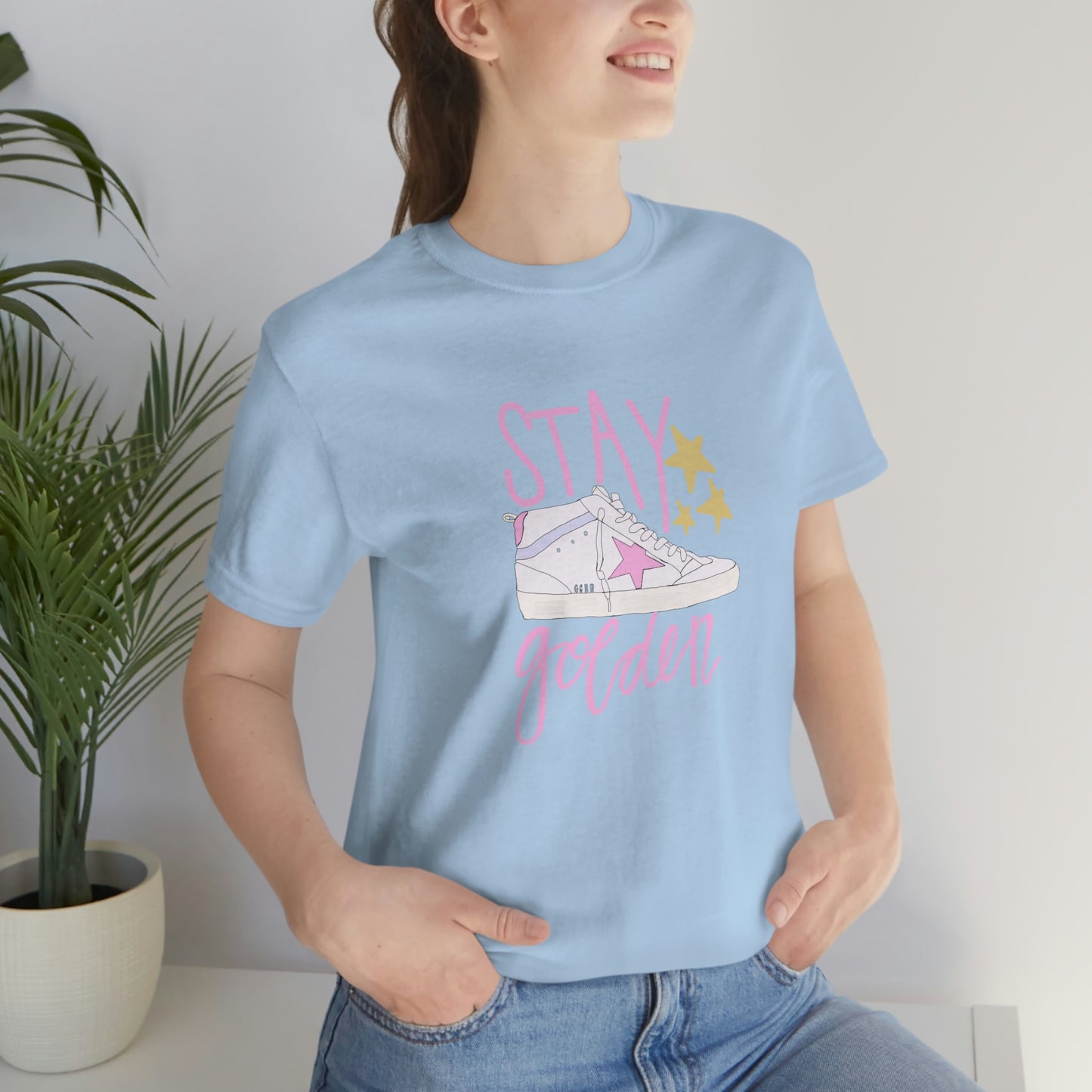 "Stay Golden" Unisex Jersey Short Sleeve Tee