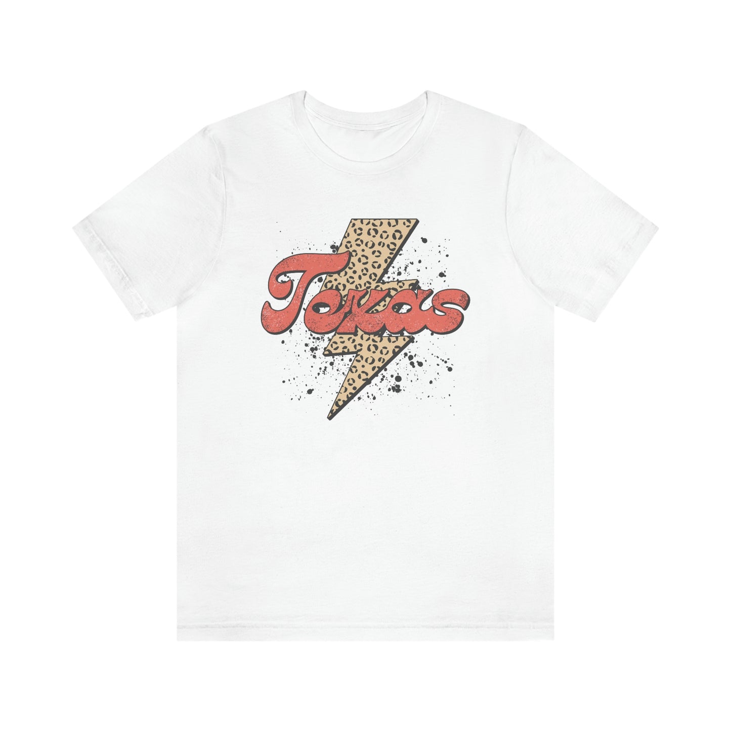 "Texas" Unisex Jersey Short Sleeve Tee (Bella Canvas 3001)