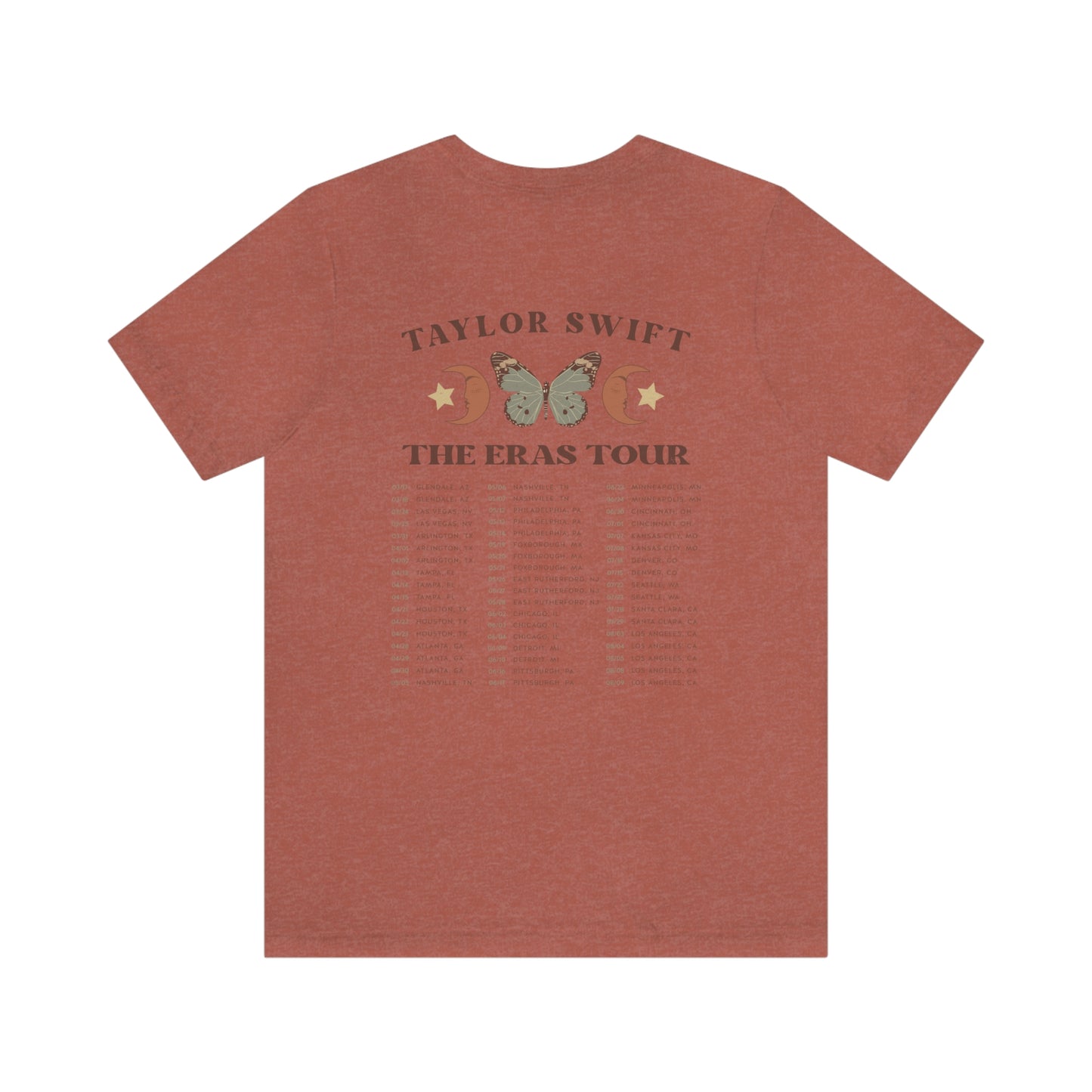 Taylor Swift Eras Tour 1989 Midnights Bella Canvas Unisex Jersey Short Sleeve Tee