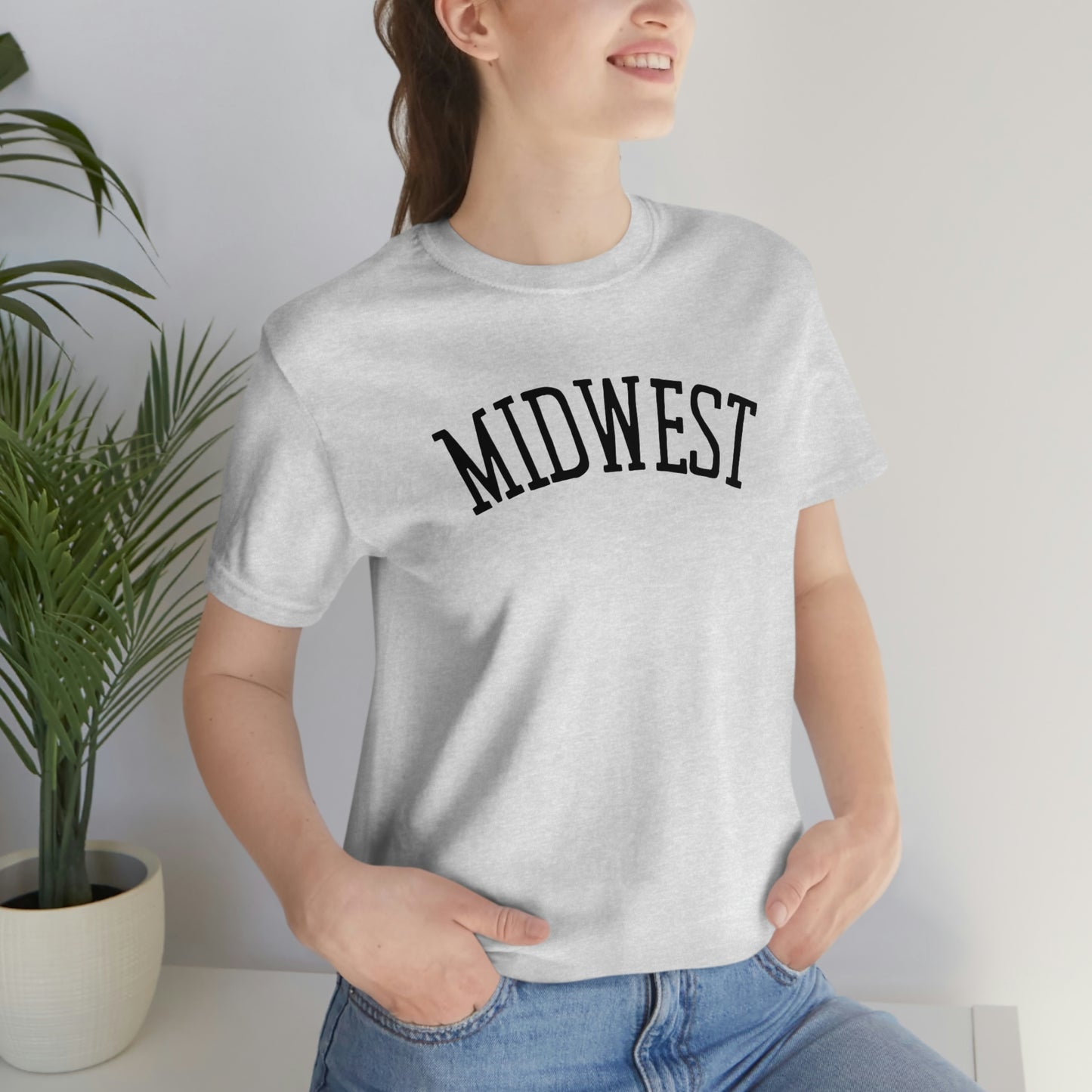 "Midwest" Unisex Jersey Short Sleeve Tee