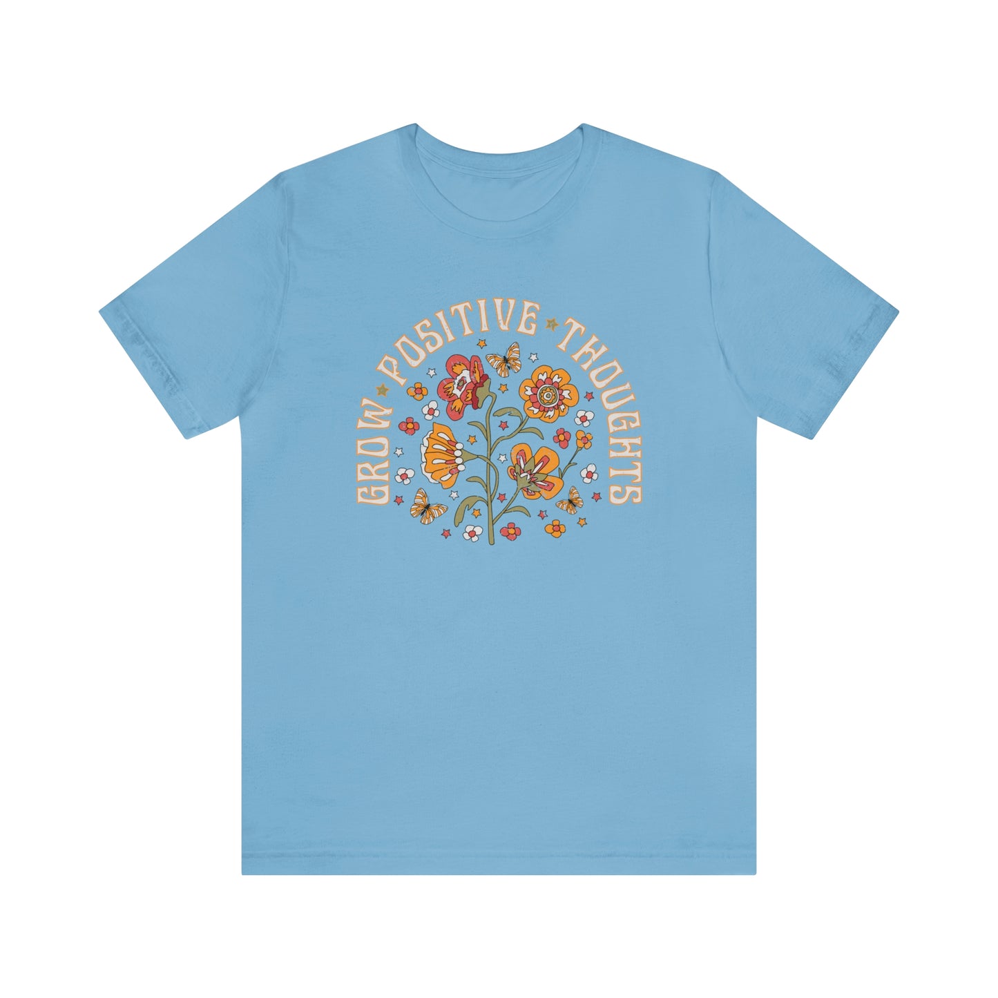 "Grow Positive Thoughts" Bella Canvas Short Sleeve Tee