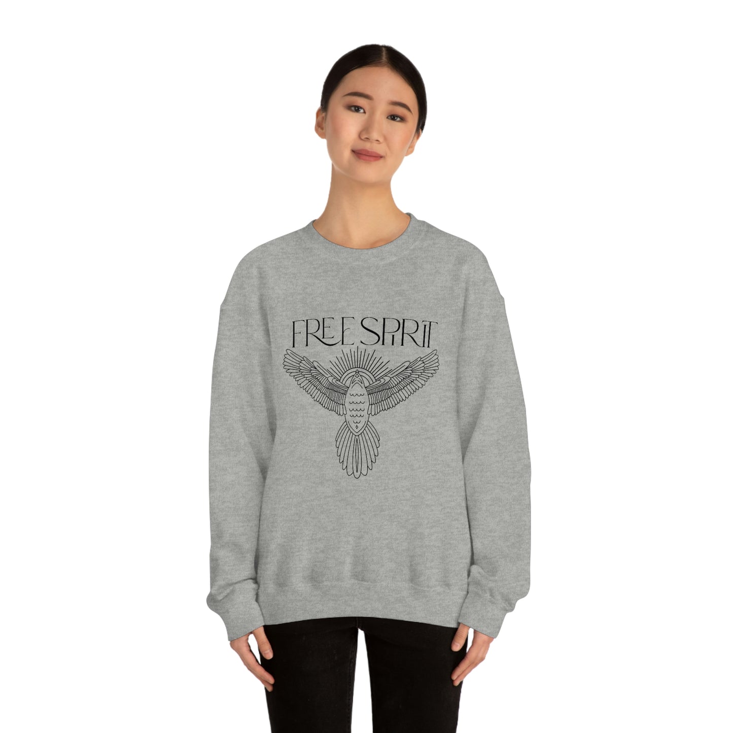"Free Spirit" Unisex Crewneck Sweatshirt