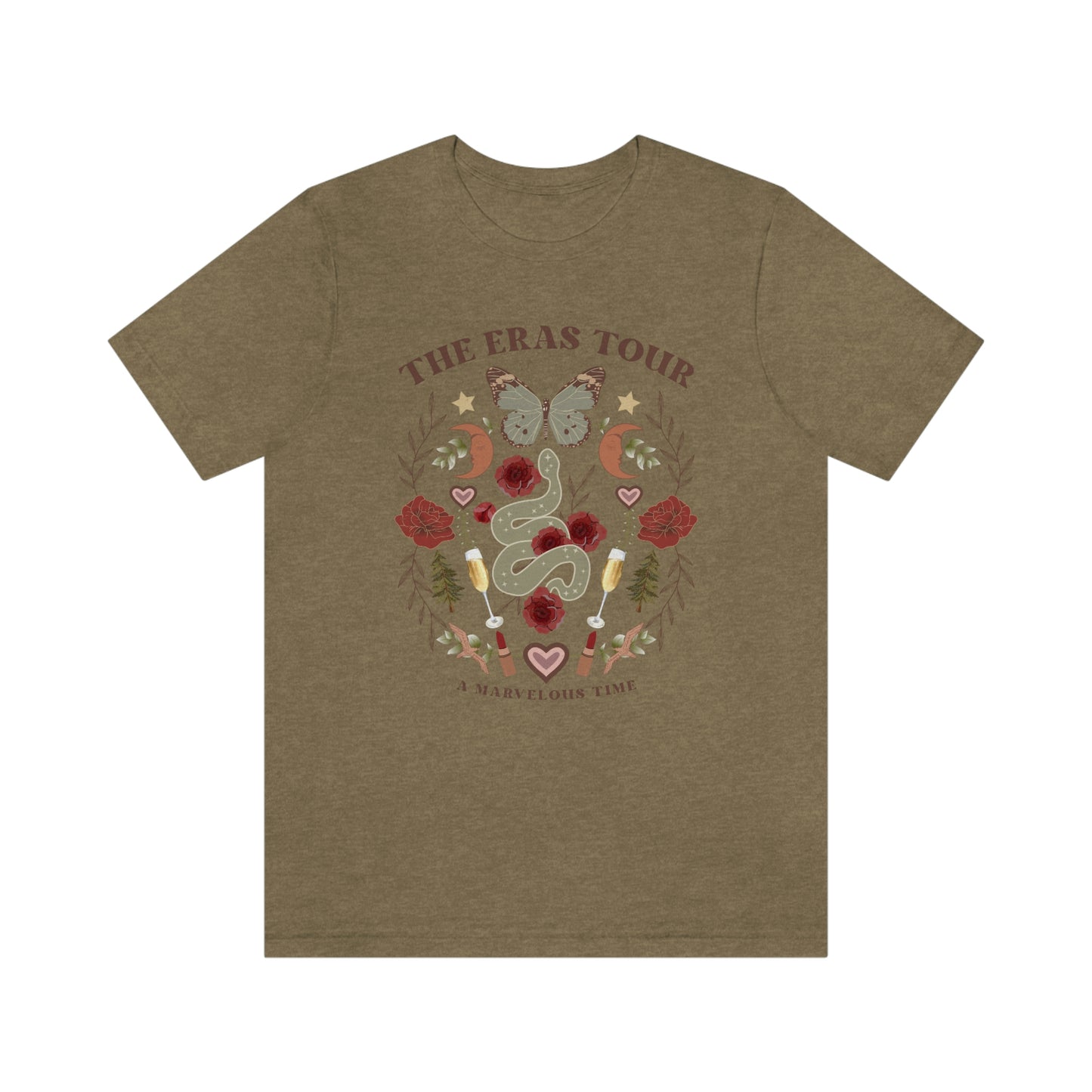 Taylor Swift Eras Tour 1989 Midnights Bella Canvas Unisex Jersey Short Sleeve Tee