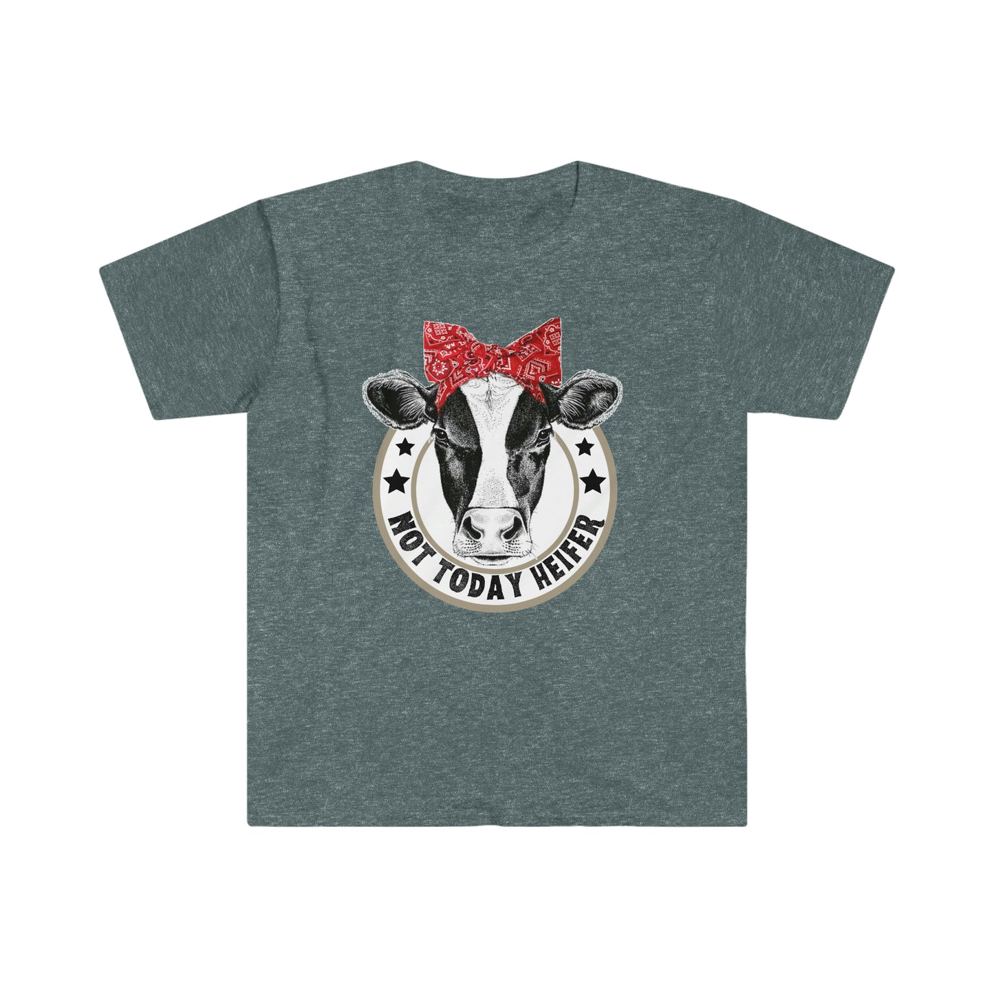 "Not Today Heifer" Unisex Softstyle T-Shirt