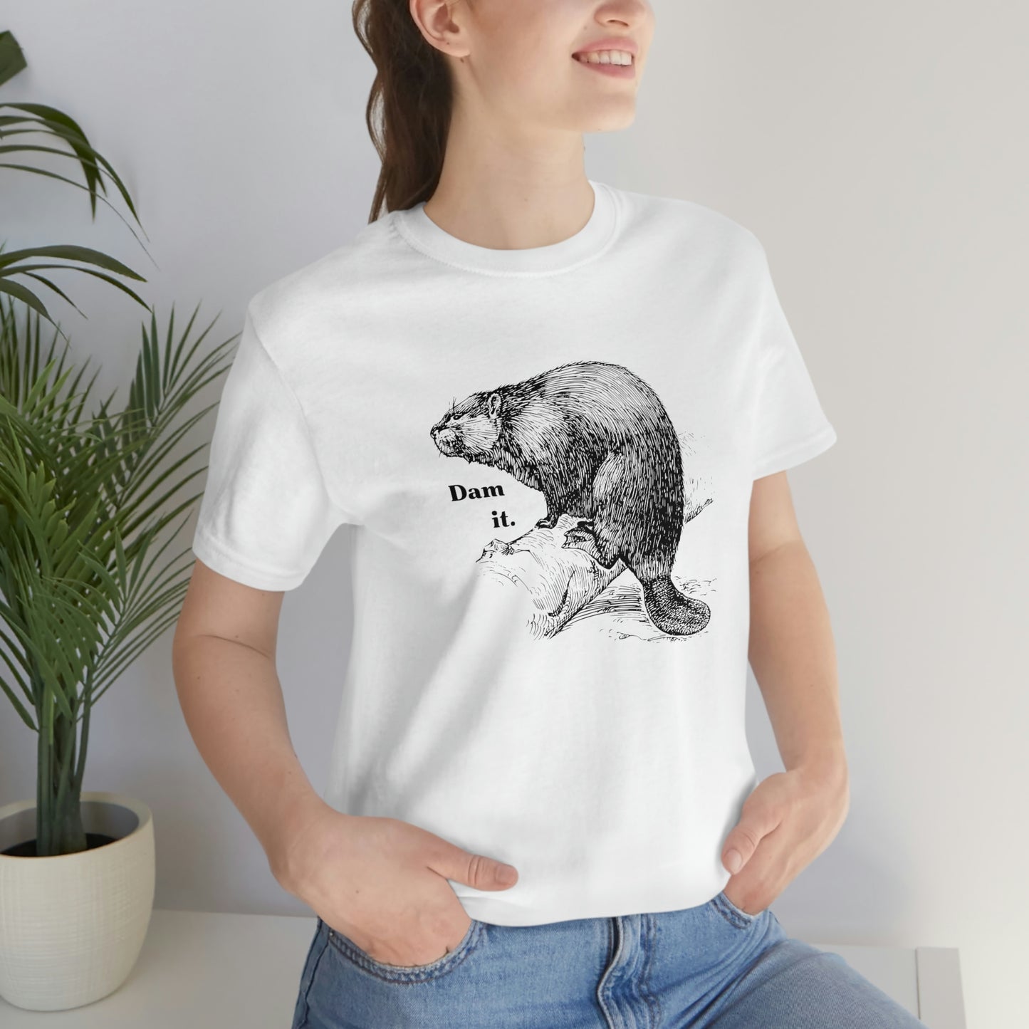 "Dam it" Bella Canvas Graphic Short Sleeve Tee