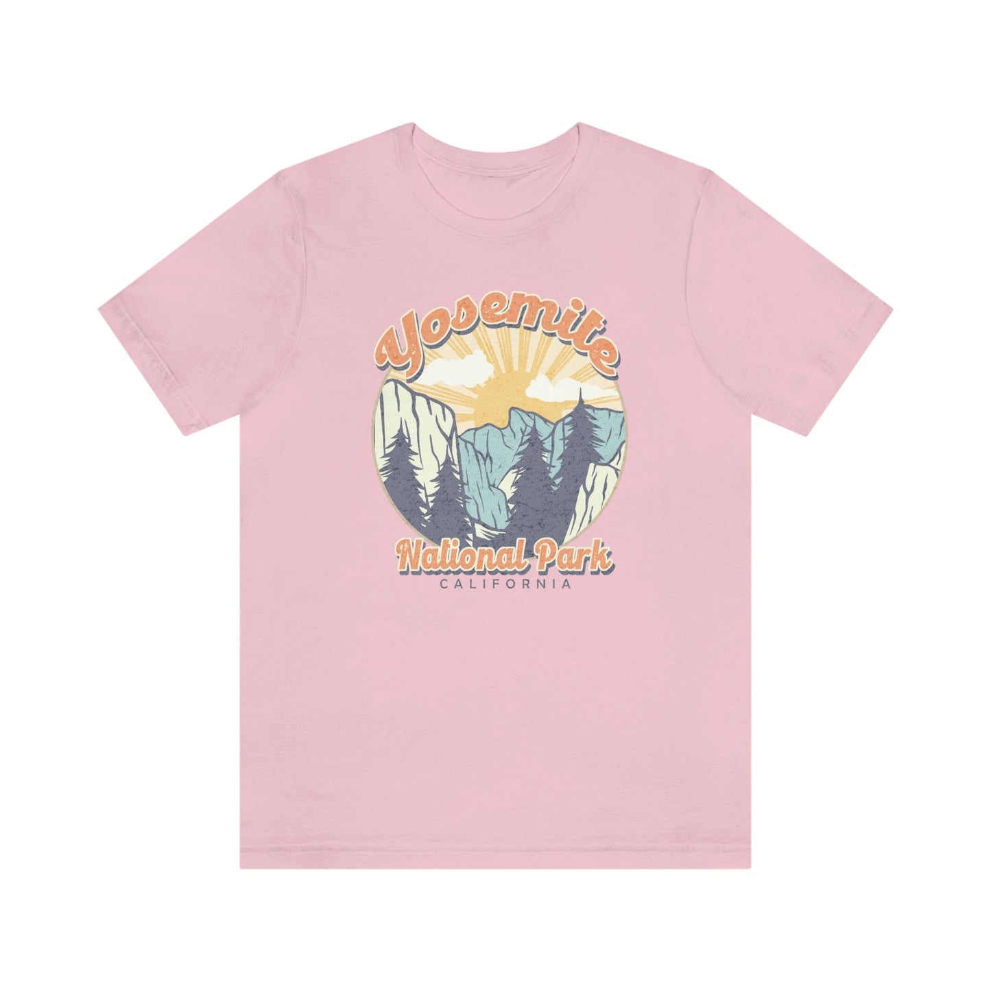 "Yosemite National Park" Bella Canvas Short Sleeve Tee