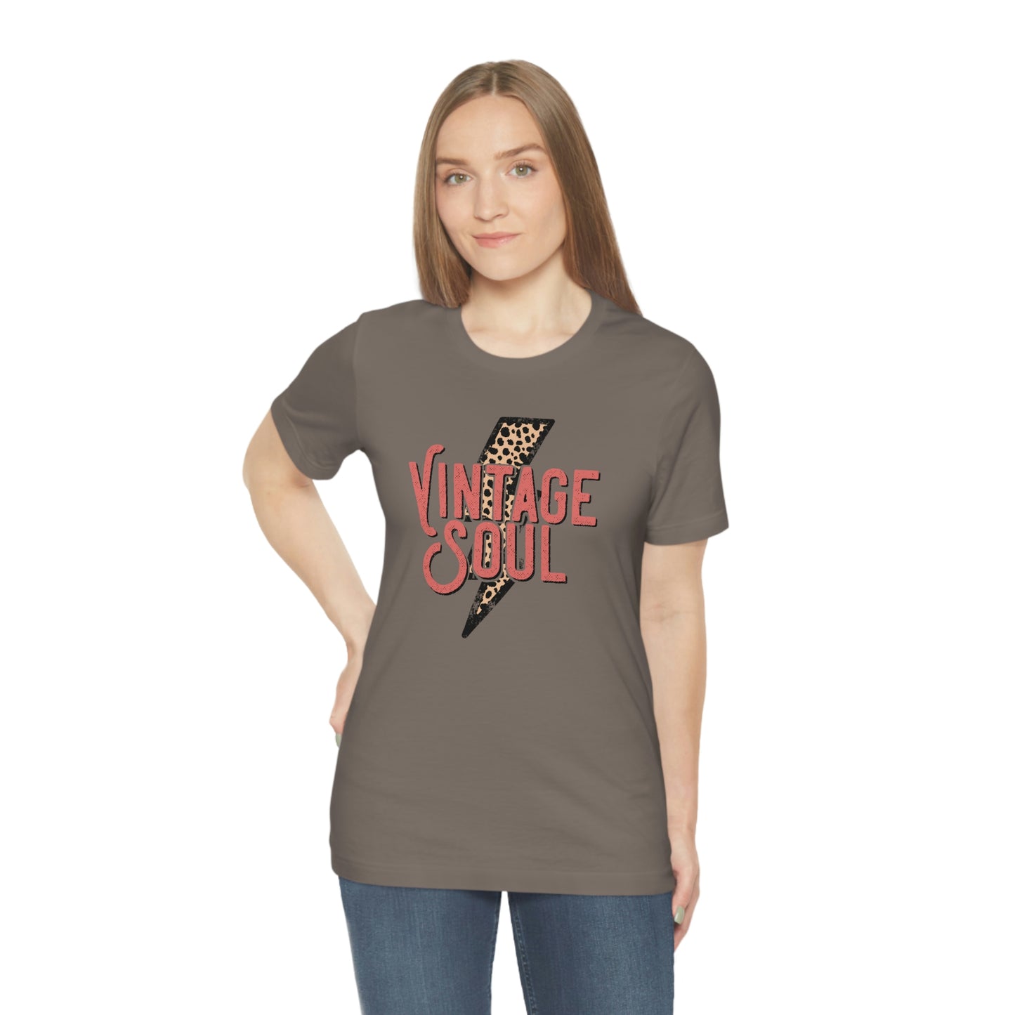 "Vintage Soul" Unisex Jersey Short Sleeve Tee