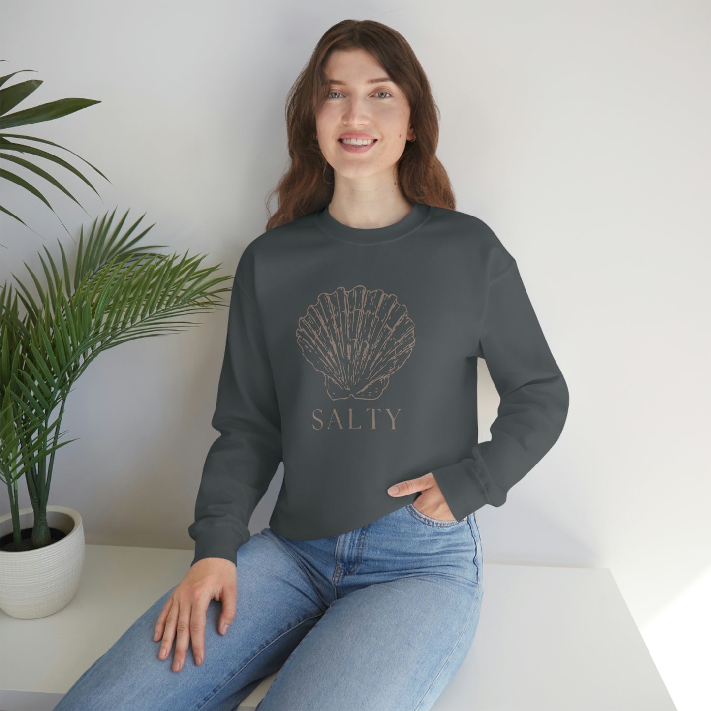 "Salty" Unisex Heavy Blend™ Crewneck Sweatshirt