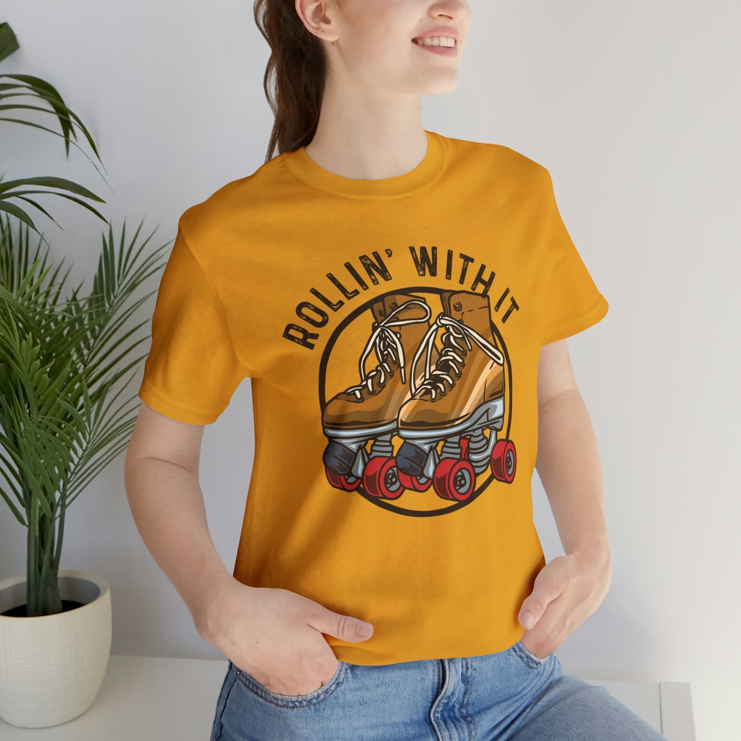 "Rollin' With It" Bella Canvas Short Sleeve Tee