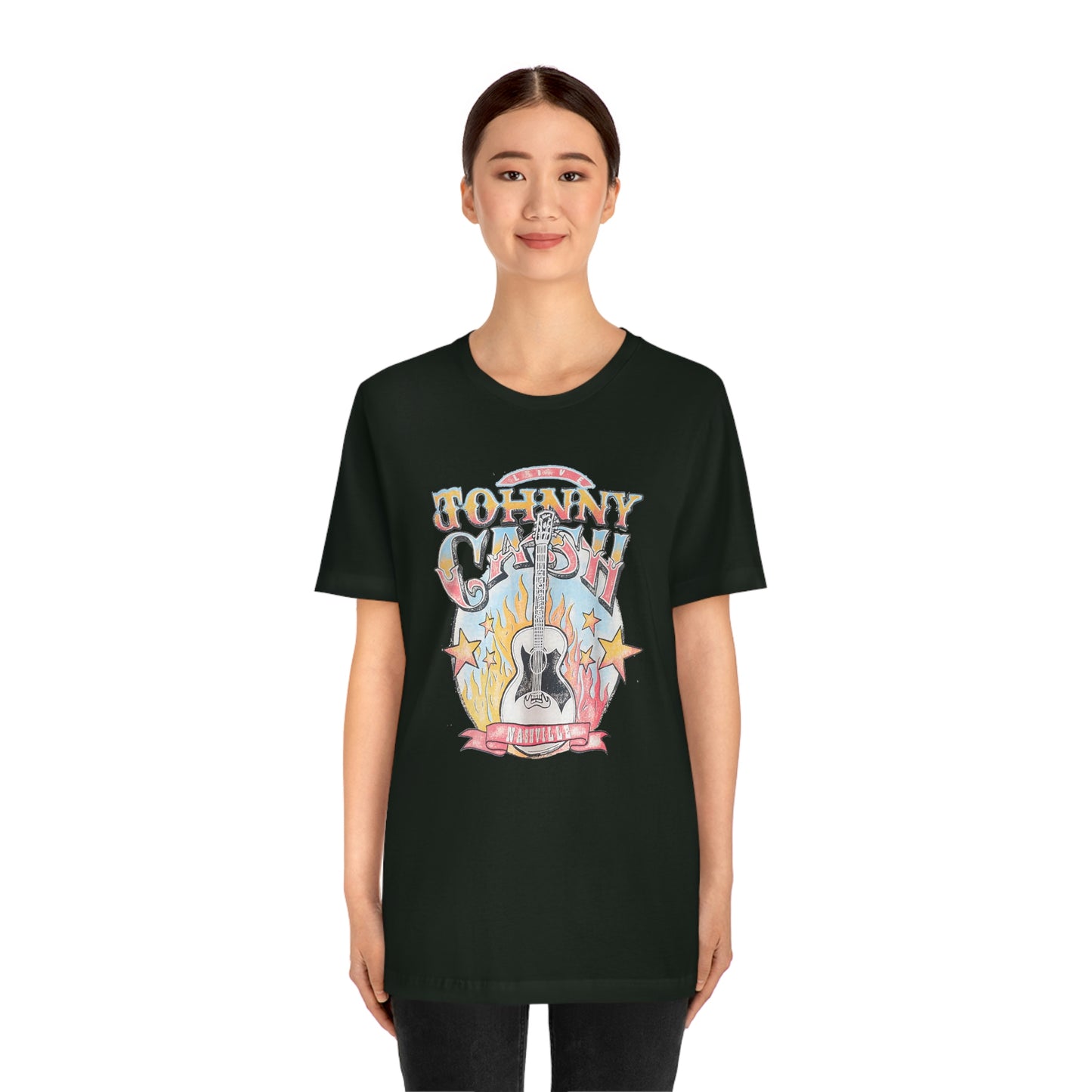 "Johnny Cash" Unisex Jersey Short Sleeve Tee