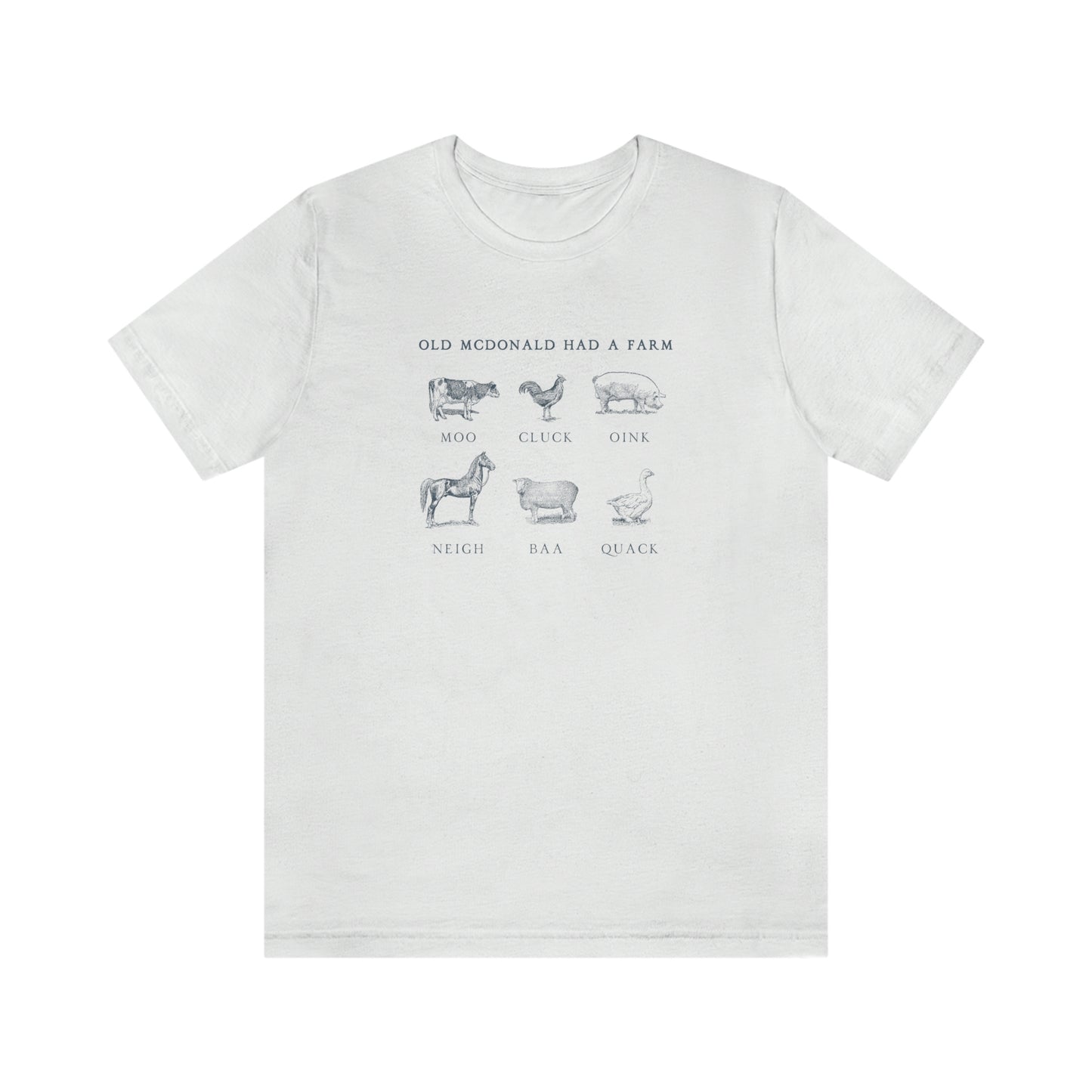 "Old McDonald Tee" Unisex Jersey Short Sleeve Tee (Bella Canvas 3001)