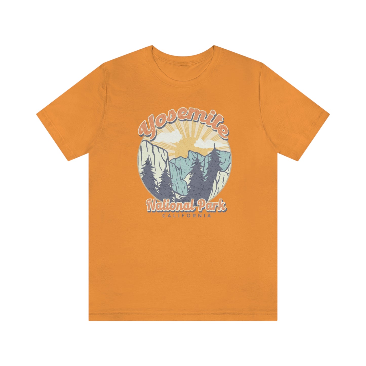 "Yosemite National Park" Bella Canvas Short Sleeve Tee