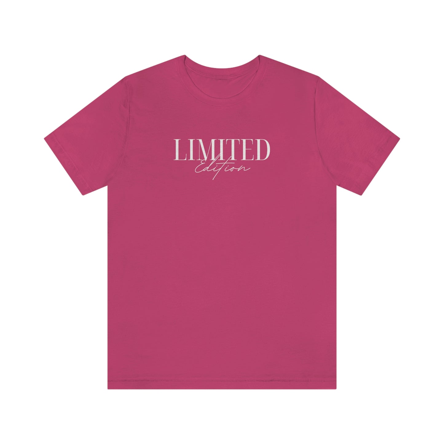 "Limited Edition Tee" Unisex Jersey Short Sleeve Tee (Bella + Canvas)