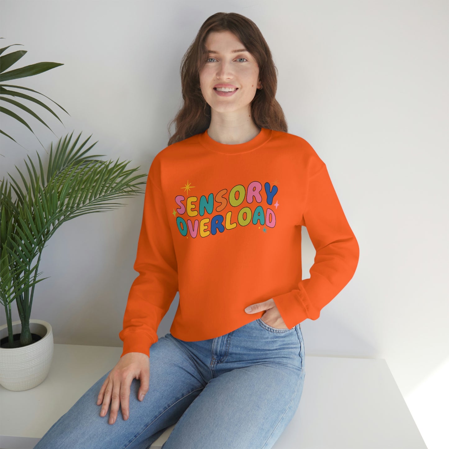 "Sensory Overload" Unisex Heavy Blend™ Crewneck Sweatshirt
