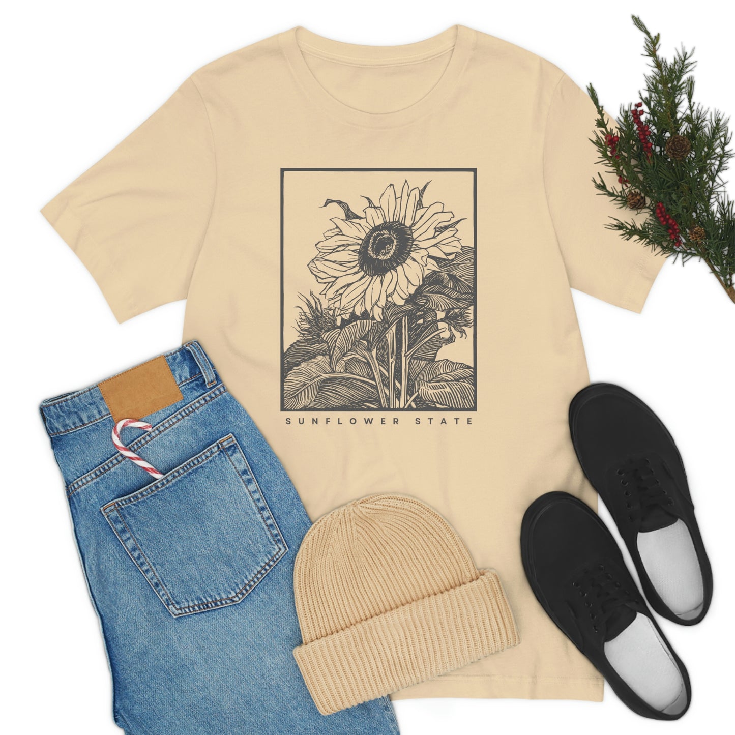 "Sunflower" Bella Canvas Unisex Jersey Short Sleeve Tee