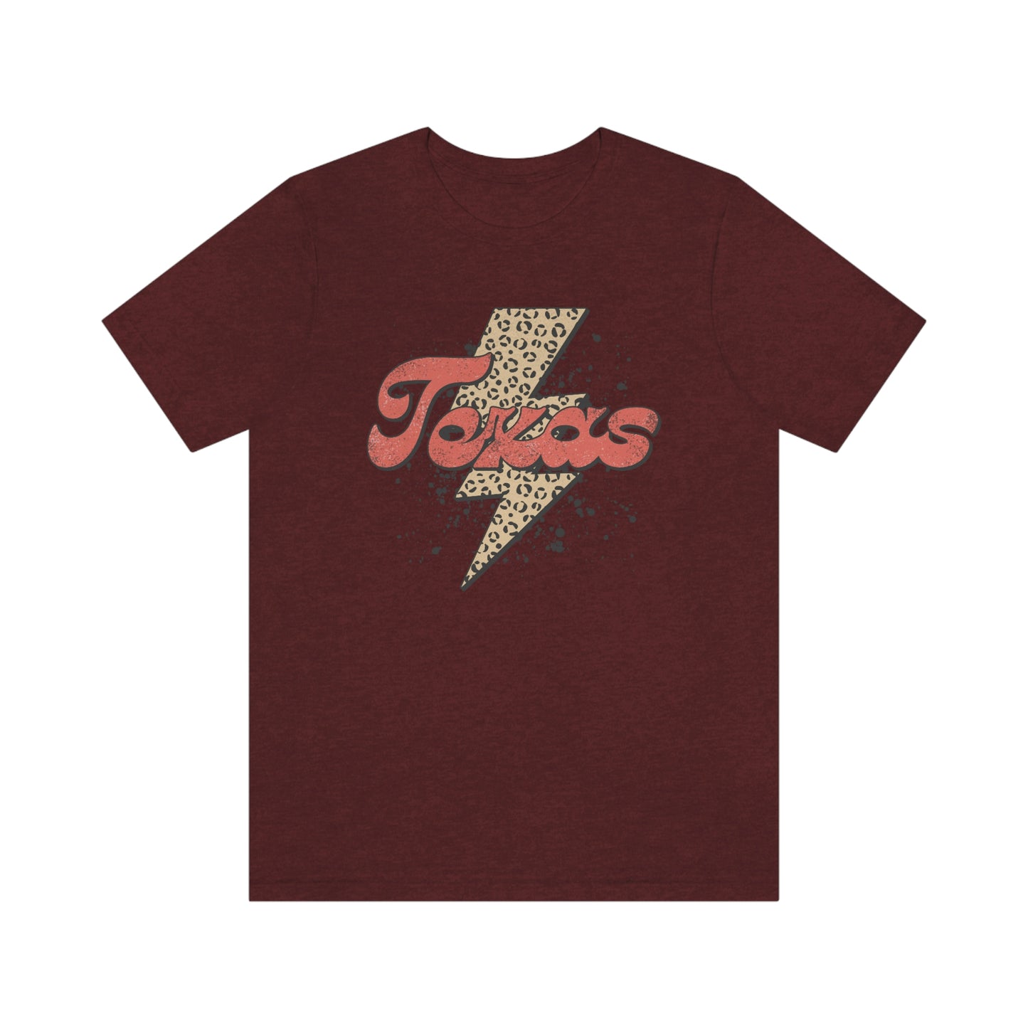 "Texas" Unisex Jersey Short Sleeve Tee (Bella Canvas 3001)