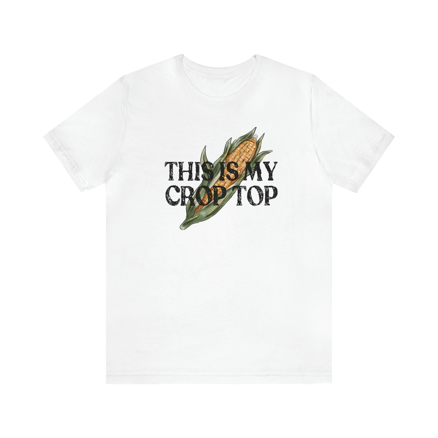 "Crop Top" Bella Canvas Unisex Short Sleeve Tee