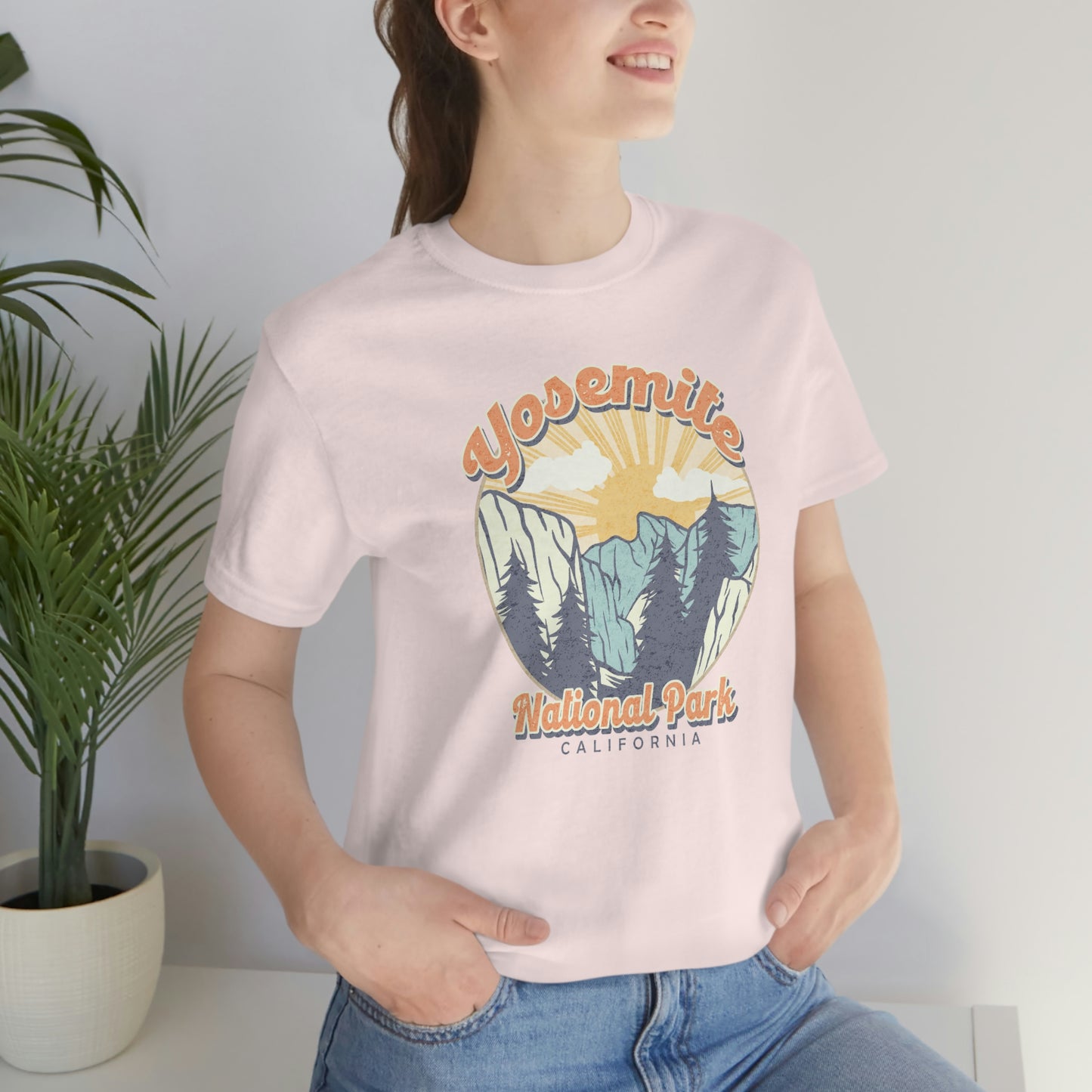 "Yosemite National Park" Bella Canvas Short Sleeve Tee