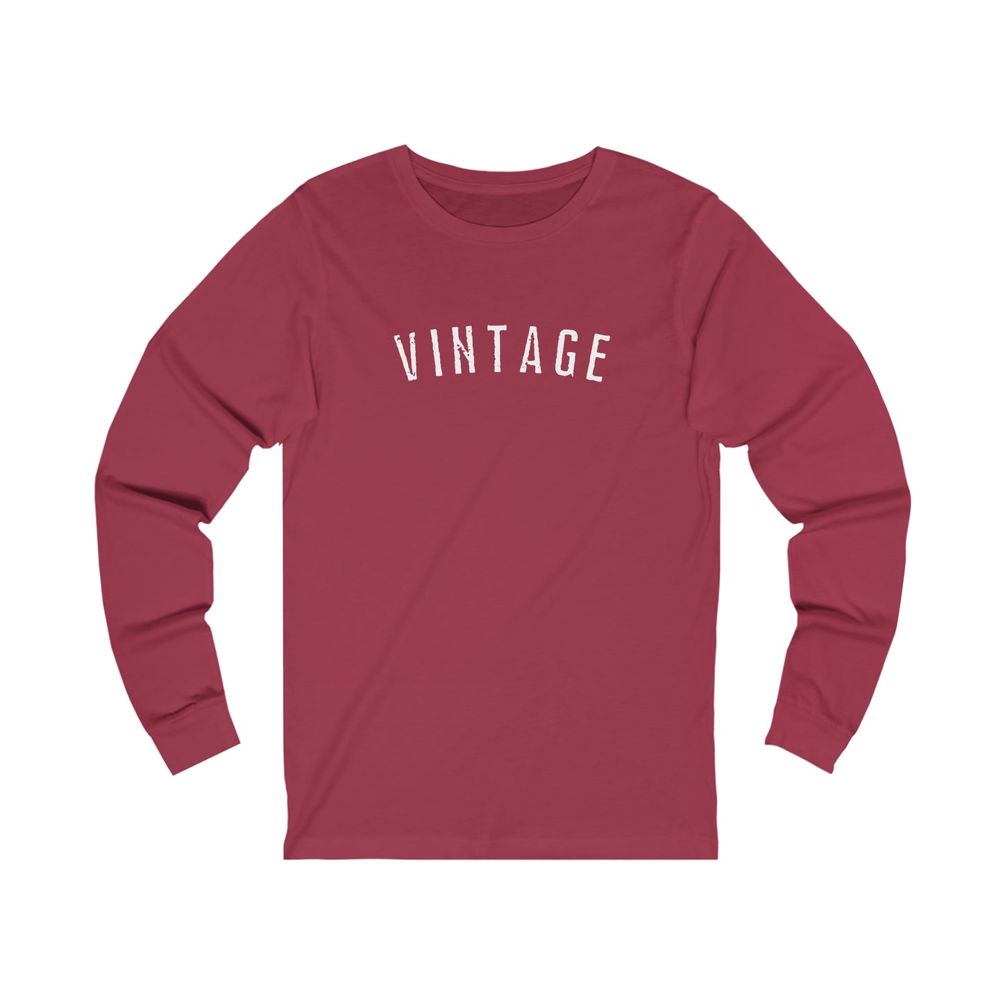 "Vintage" Bella Canvas Unisex Jersey Long Sleeve Tee