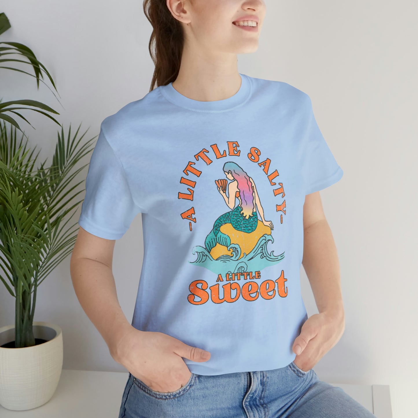 "A Little Salty, A Little Sweet" Bella Canvas Unisex Jersey Short Sleeve Tee