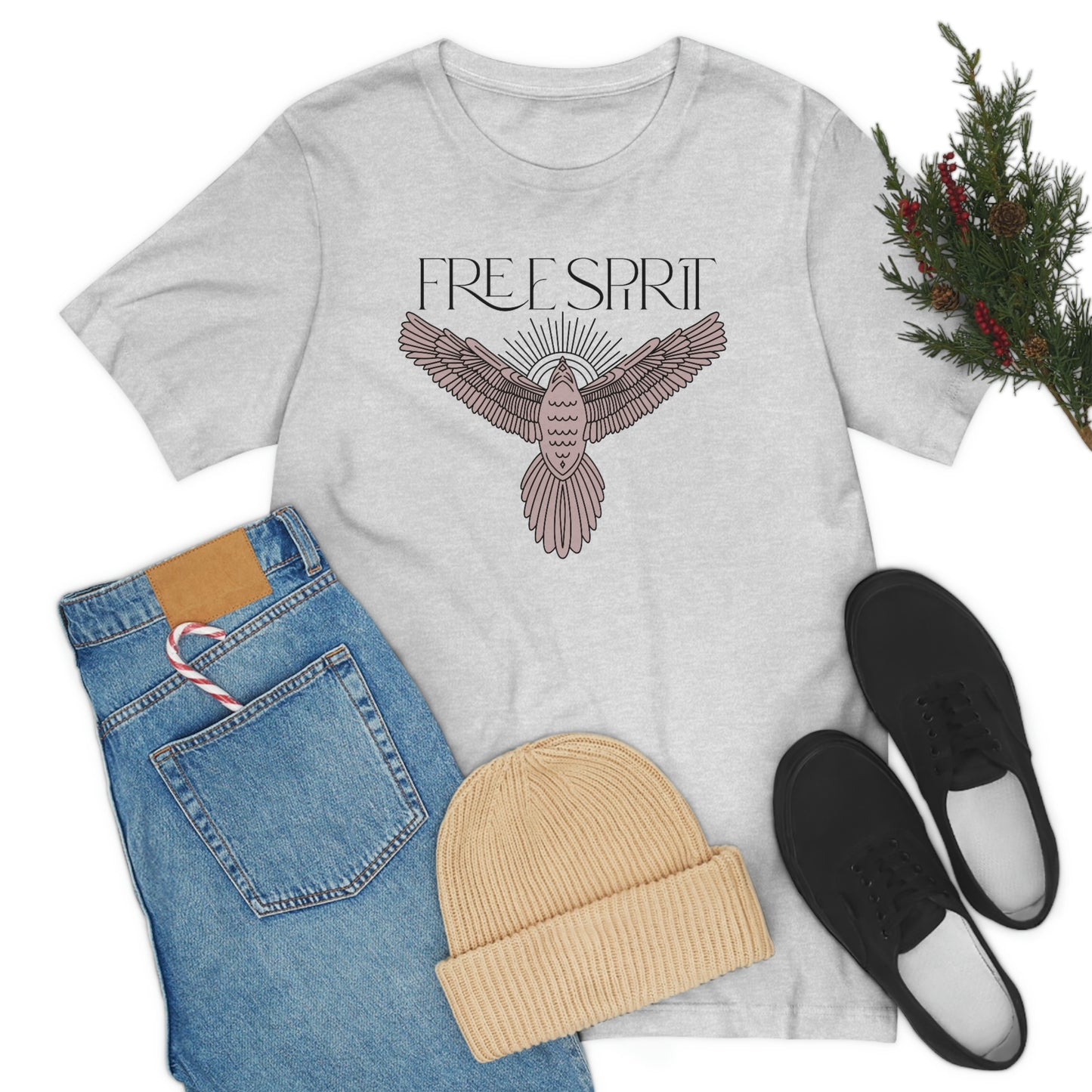"Free Spirit" Bella Canvas Unisex Jersey Short Sleeve Tee