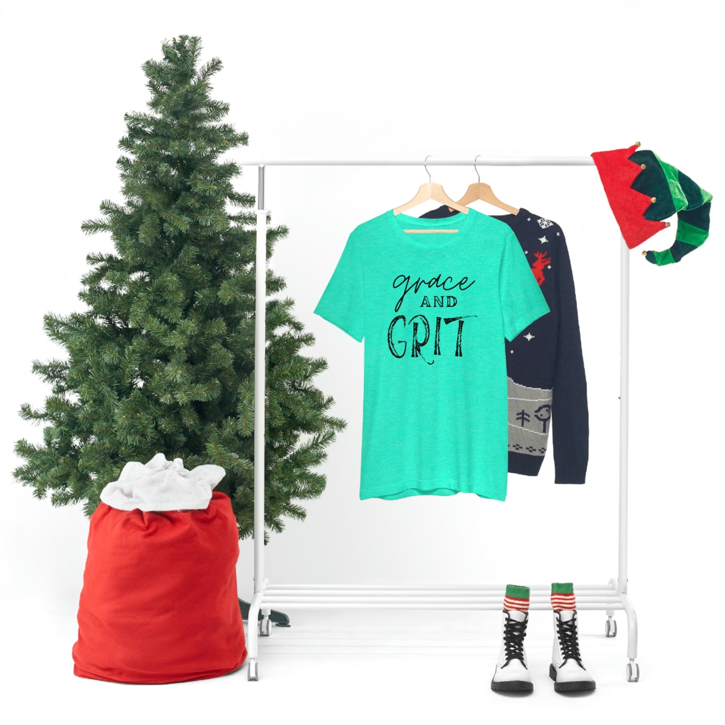 "Grace and Grit" Unisex Jersey Short Tee