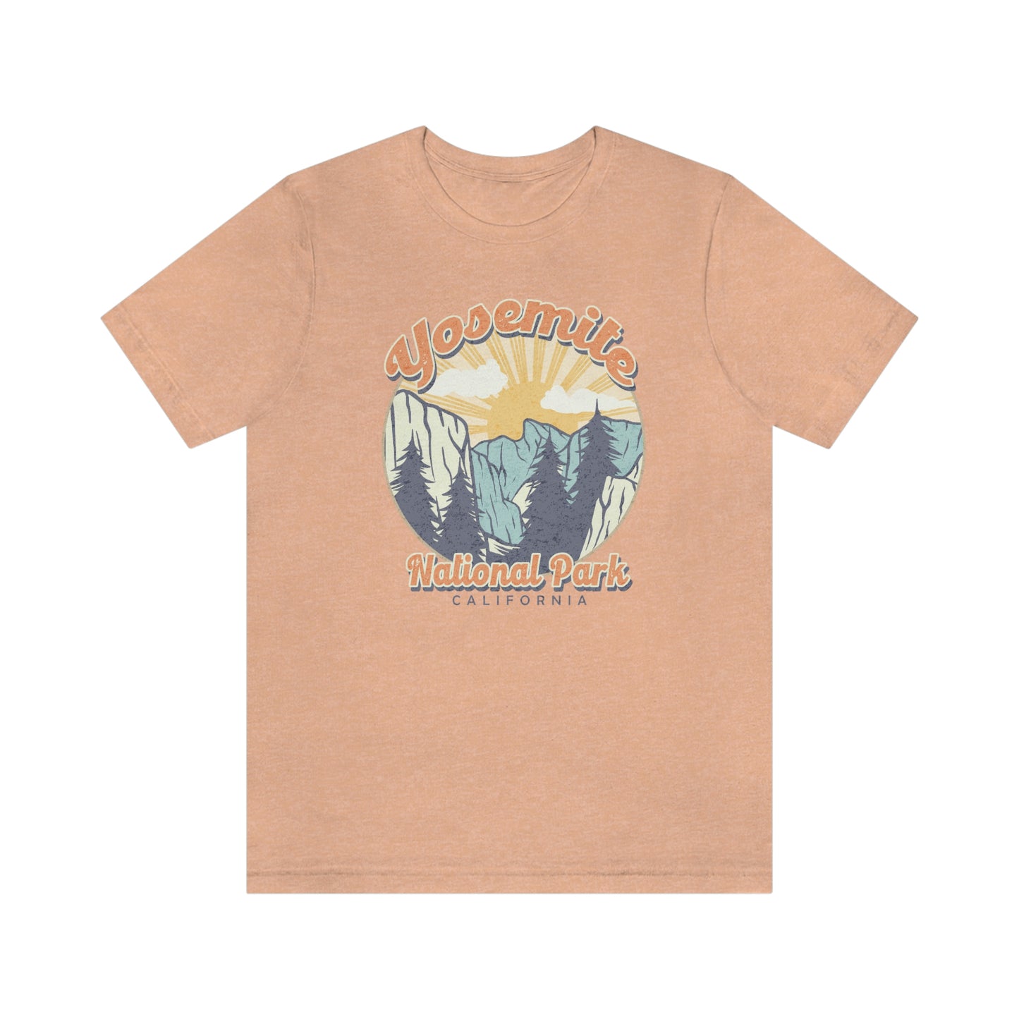 "Yosemite National Park" Bella Canvas Short Sleeve Tee