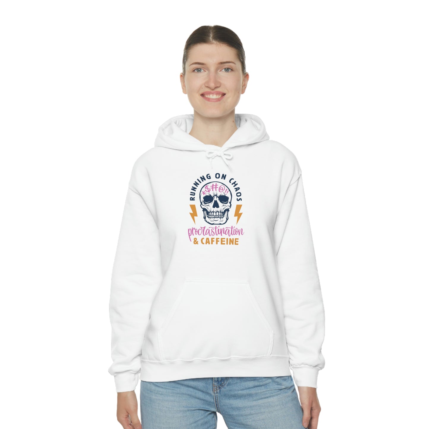"Chaos and Caffeine" Unisex Heavy Blend™ Hooded Sweatshirt