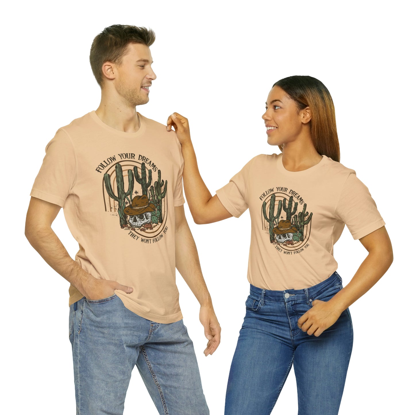 "Follow Your Dreams" Bella Canvas Short Sleeve Tee