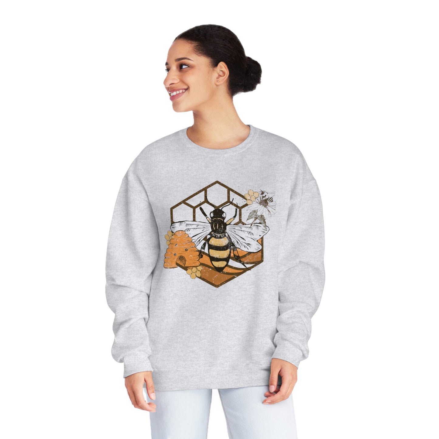 "Honey Bee" Unisex NuBlend® Crewneck Sweatshirt