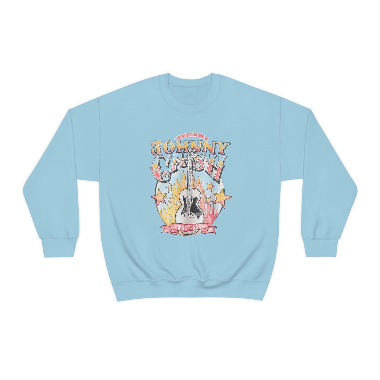 "Johnny Cash" Unisex Heavy Blend™ Crewneck Sweatshirt
