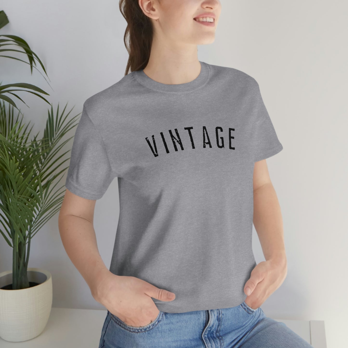 "Vintage" Bella Canvas Unisex Jersey Short Sleeve Tee