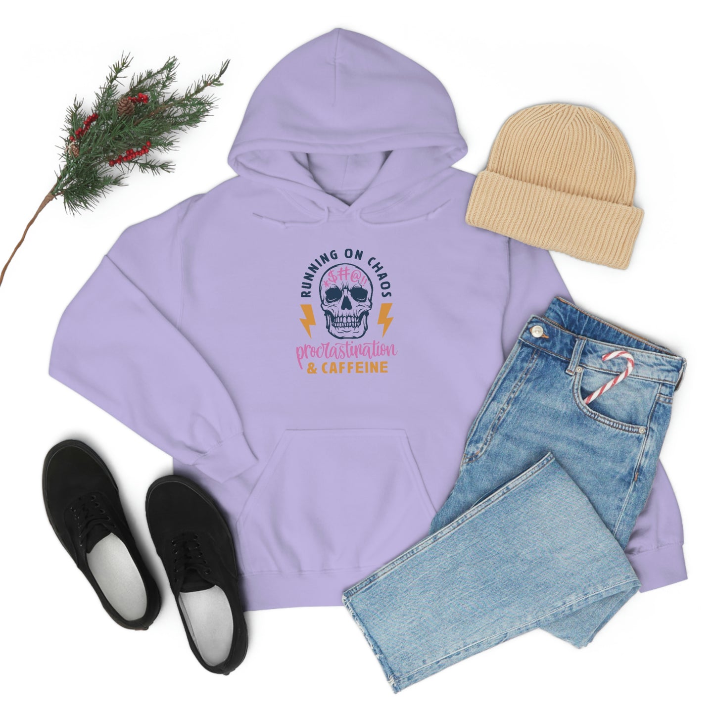 "Chaos and Caffeine" Unisex Heavy Blend™ Hooded Sweatshirt